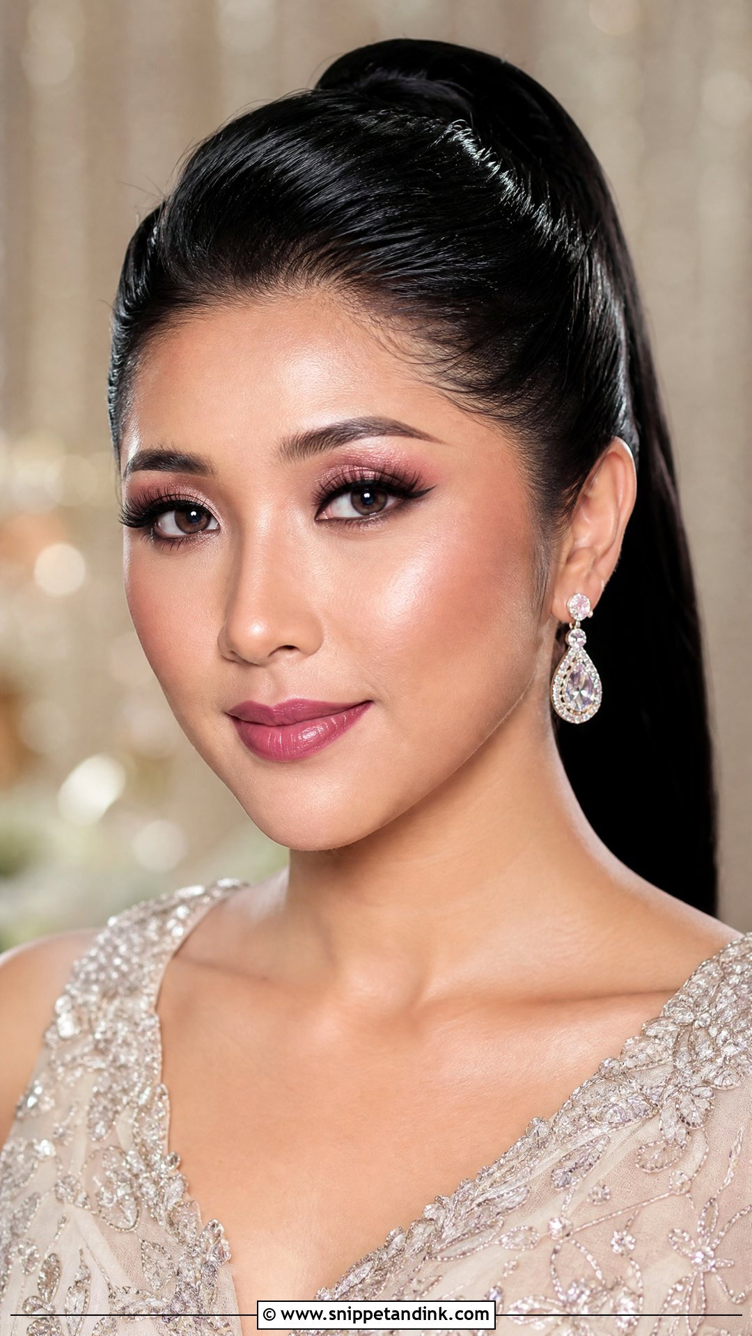 Reception Asian Bridal Makeup - Snippet and Ink - 25 Wedding Makeup for Asian Brides