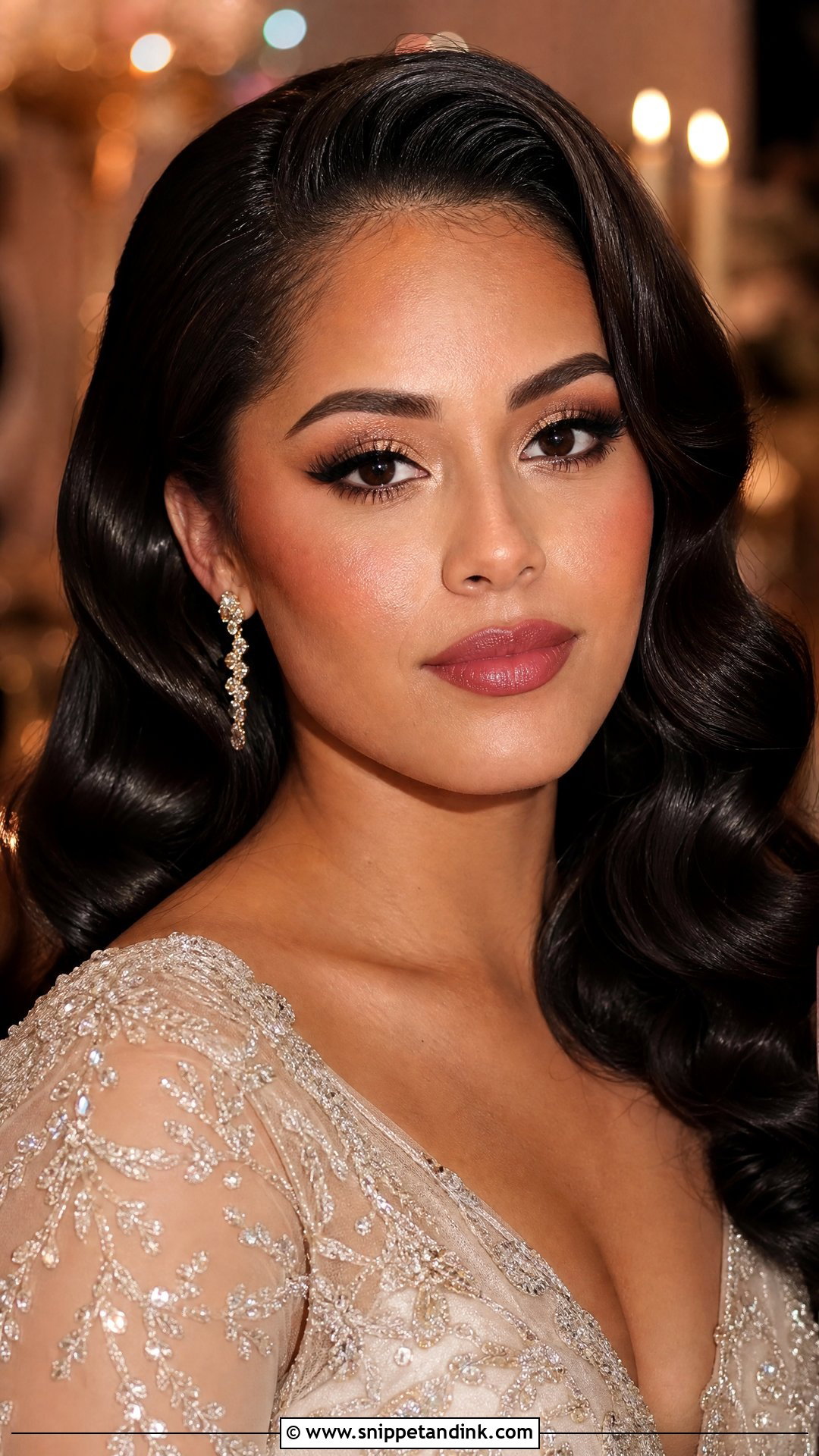 Reception Bridal Makeup For Dusky Skin - Snippet and Ink - 20 Dusky Skin Bridal Makeup Ideas
