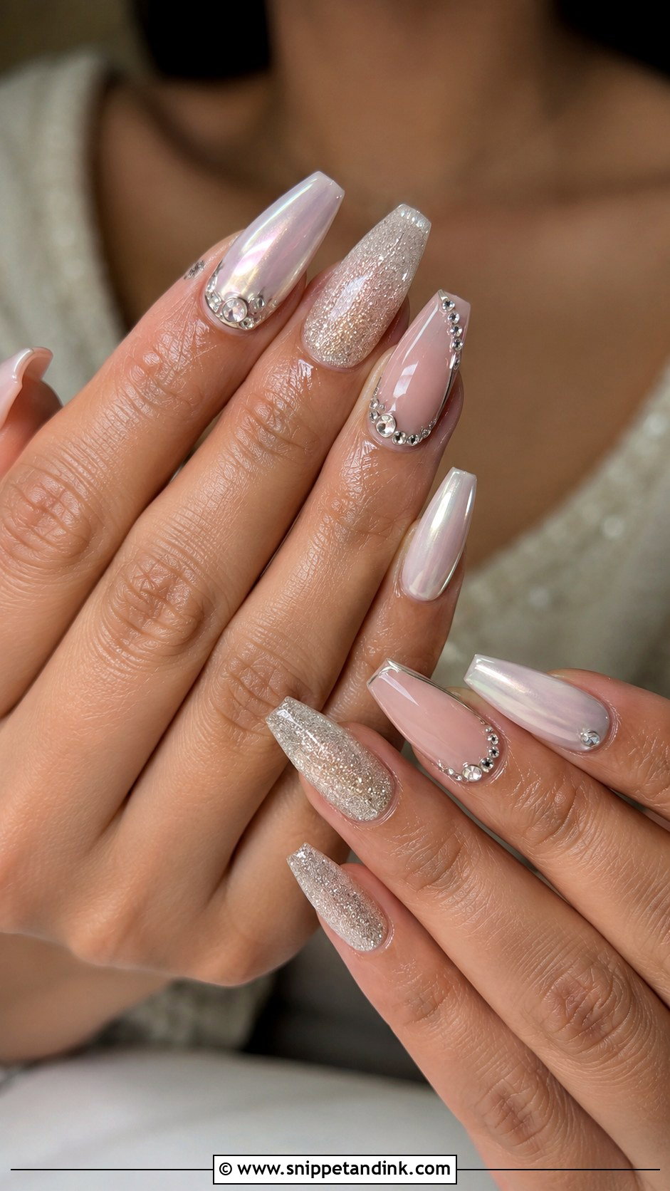 Reception Bridal Nails For Indian Wedding - Snippet and Ink - 30 Bridal Nails Wedding Indian