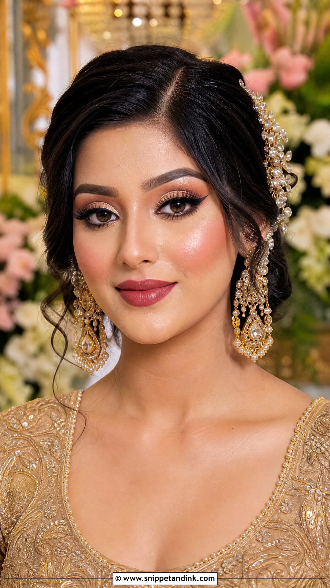 Reception Hindu Bridal Makeup - Snippet and Ink - 20 Hindu Bridal Makeup Ideas