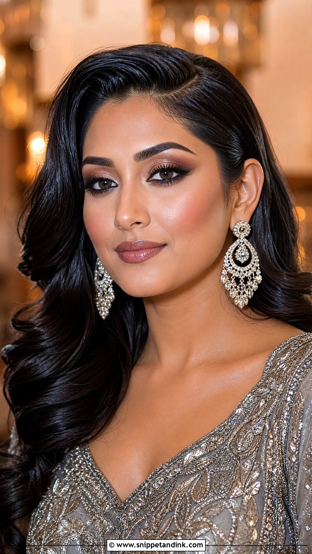 Reception Indian Bridal Makeup - Snippet and Ink - 20 Indian Wedding Bride Makeup Looks