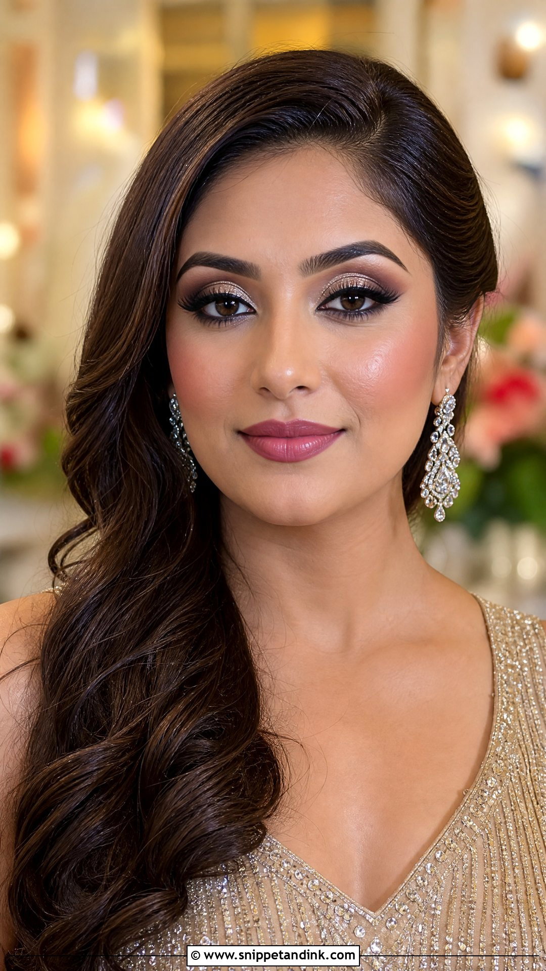 Reception Indian Wedding Guest Makeup - Snippet and Ink - 20 Makeup for Indian Wedding Guest Ideas