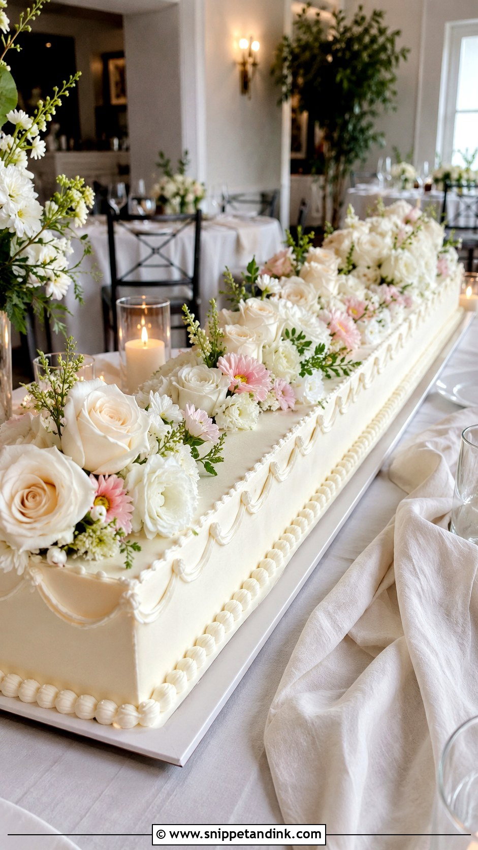 Rectangular Wedding Cake - Snippet and Ink - 20 Best Cake Design Ideas for Wedding
