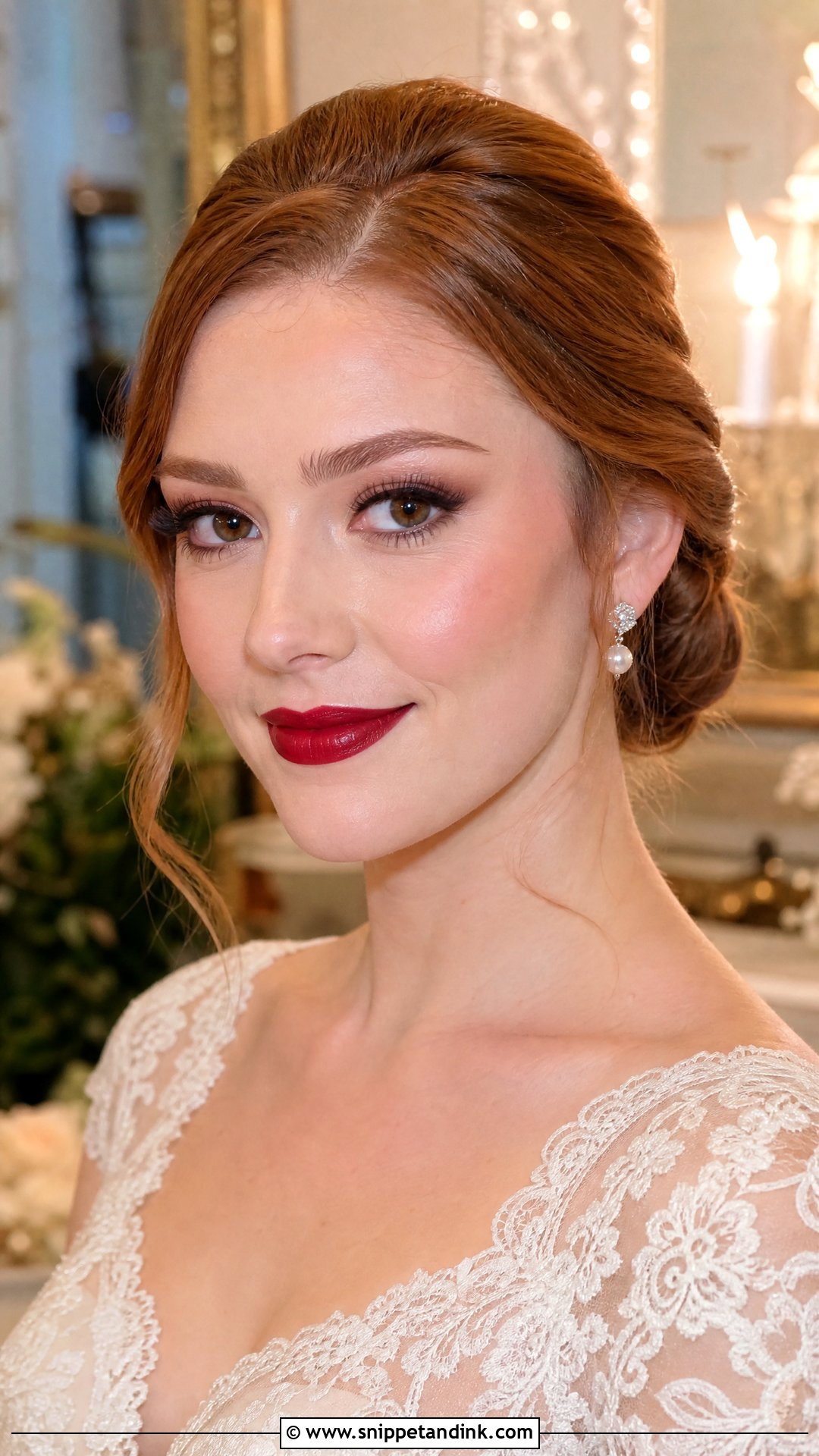 Red Bridal Makeup For Fair Skin - Snippet and Ink - 20 Red Bridal Makeup Ideas