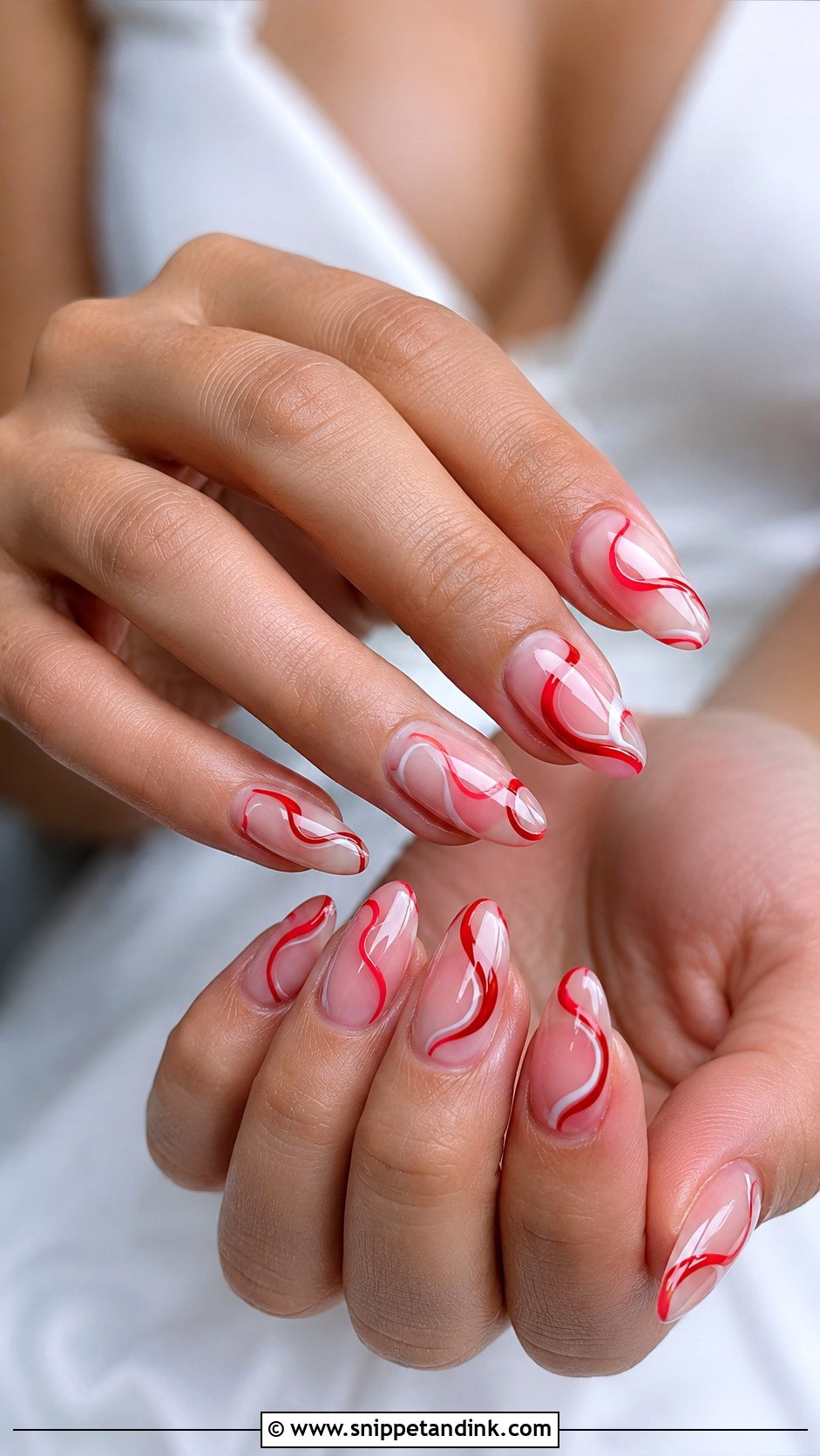 Red Cat Eye Wedding Nails - Snippet and Ink - 20 Red Wedding Nails for Bride