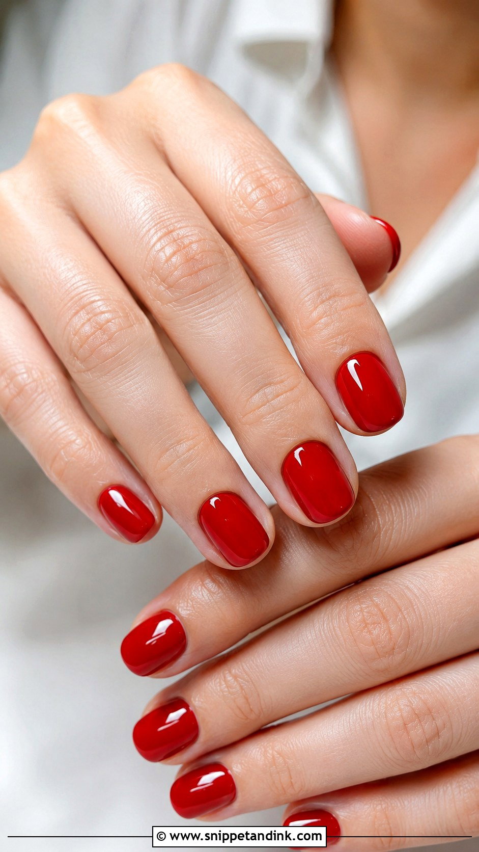 Red Engagement Nails - Snippet and Ink - 30 Nails for Engagement