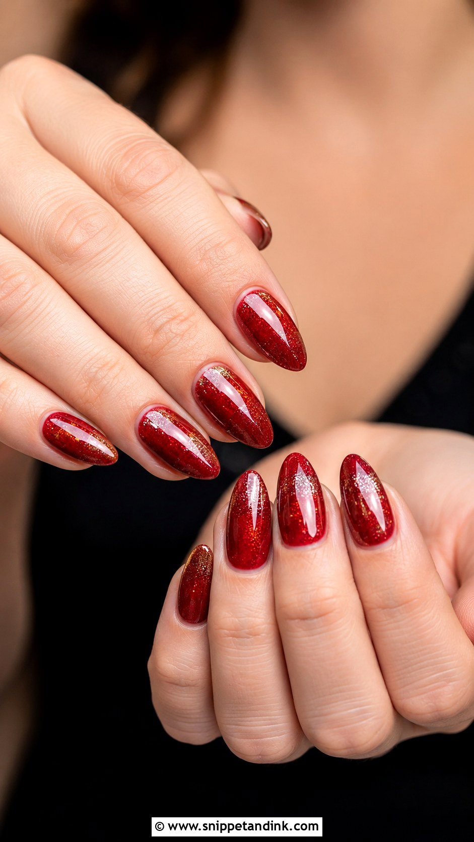 Red Glitter Wedding Nails - Snippet and Ink - 20 Red Nails for Wedding