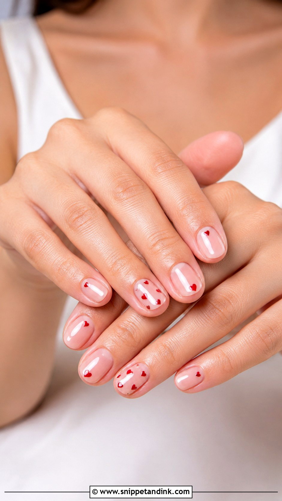 Red Heart Wedding Nails - Snippet and Ink - 20 Red Nails Wedding Brides