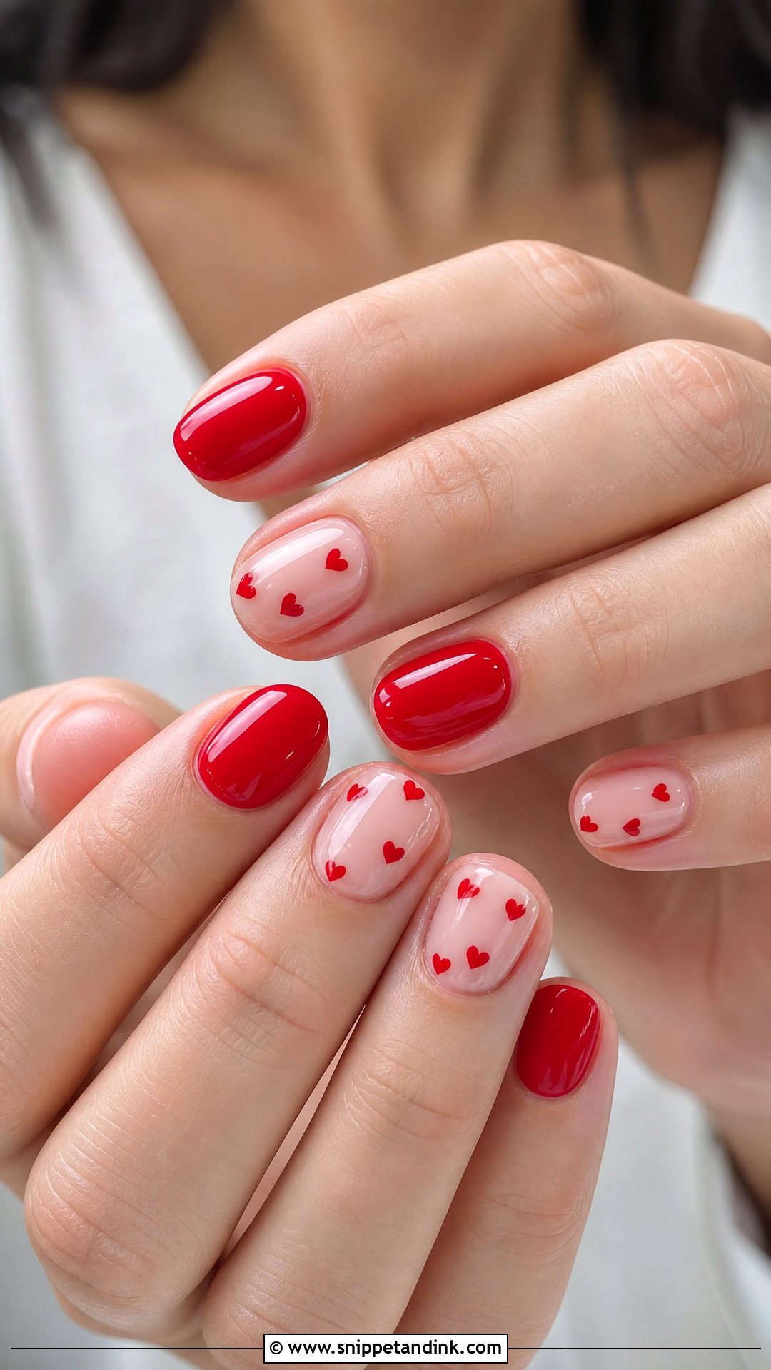 Red Heart Wedding Nails - Snippet and Ink - 25 Red Wedding Nails