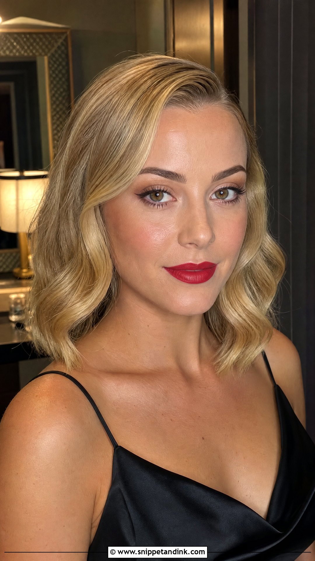 Red Lip Bridesmaid Makeup - Snippet and Ink - 20 Makeup Looks for Wedding Bridesmaid
