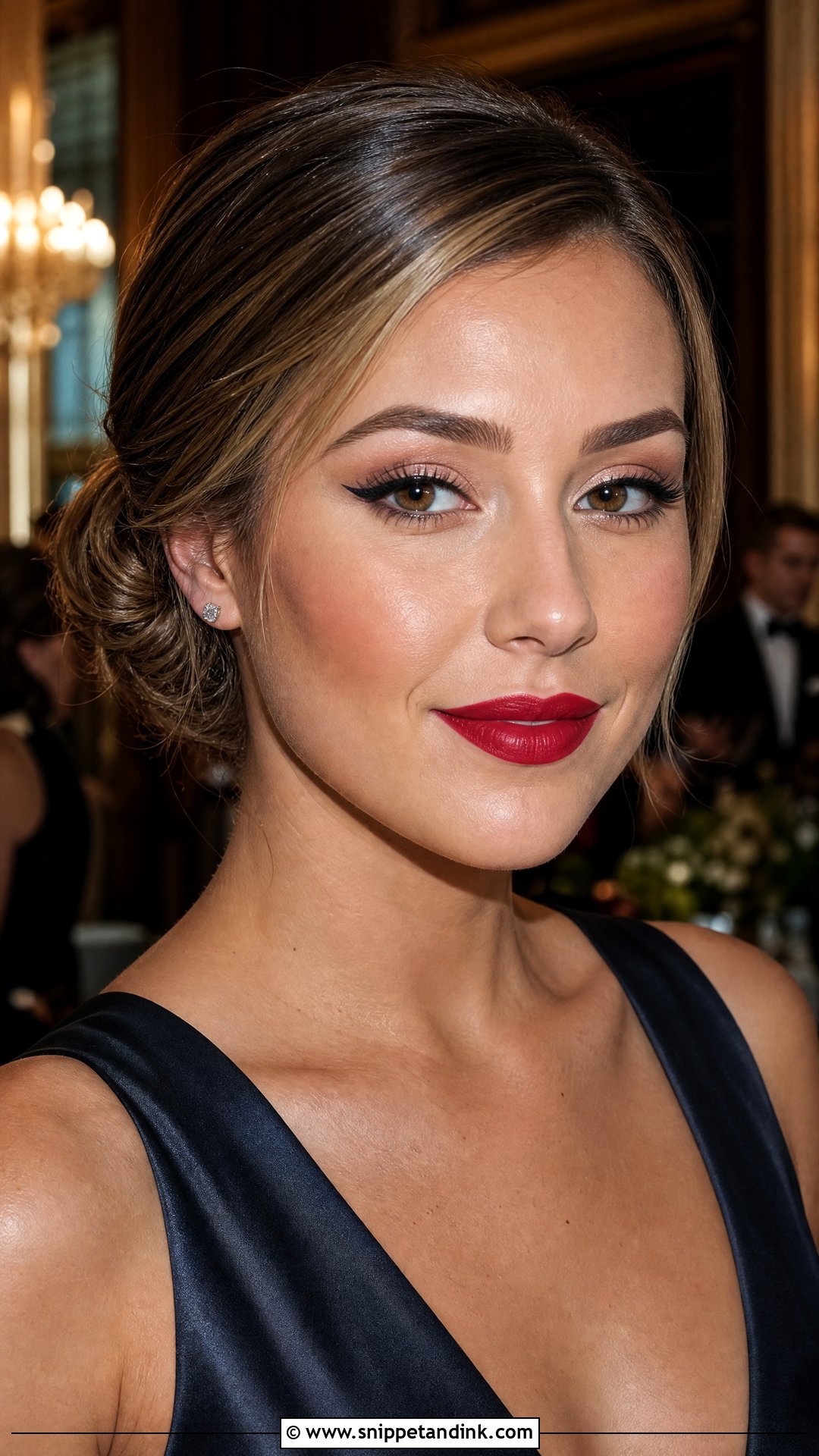 Red Lip Bridesmaid Makeup - Snippet and Ink - 35 Bridesmaid Makeup Ideas