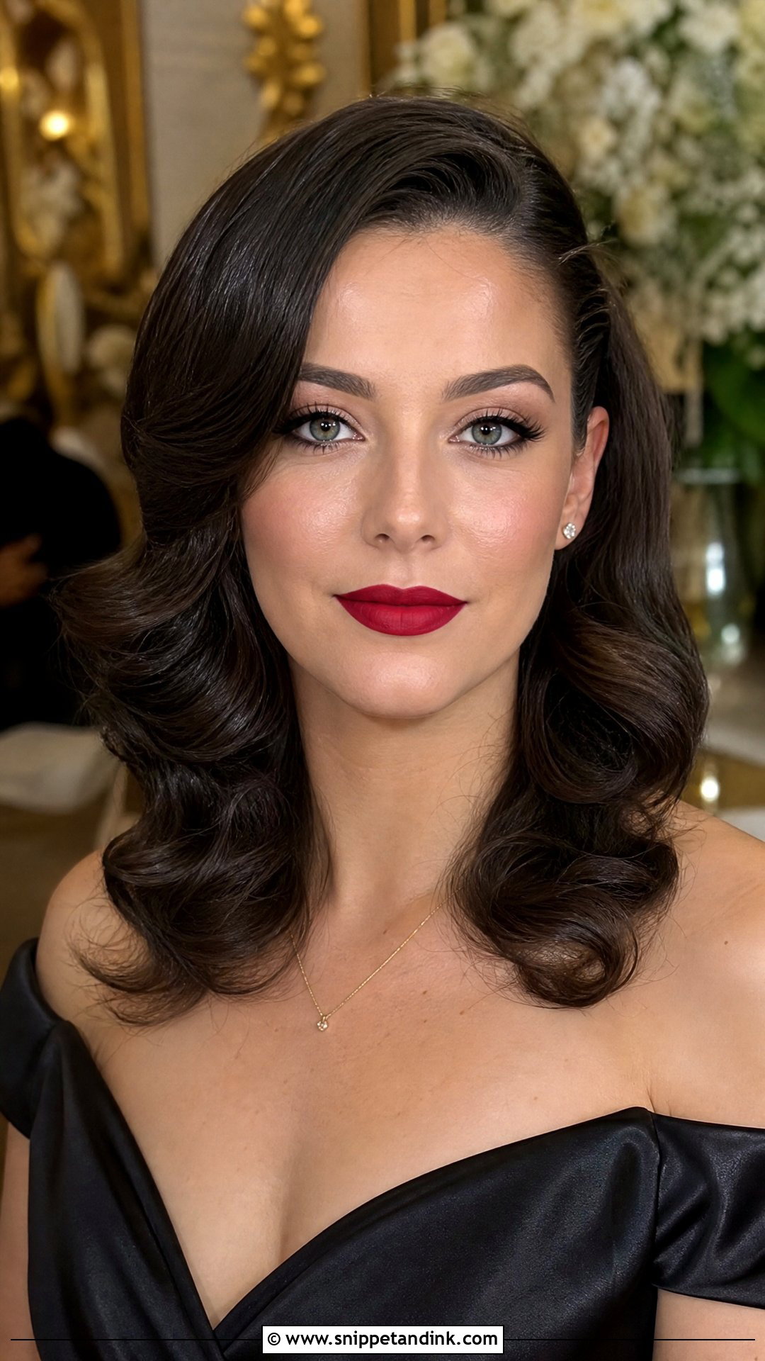 Red Lip Bridesmaid Makeup - Snippet and Ink - 20 Makeup for Wedding Bridesmaid Ideas