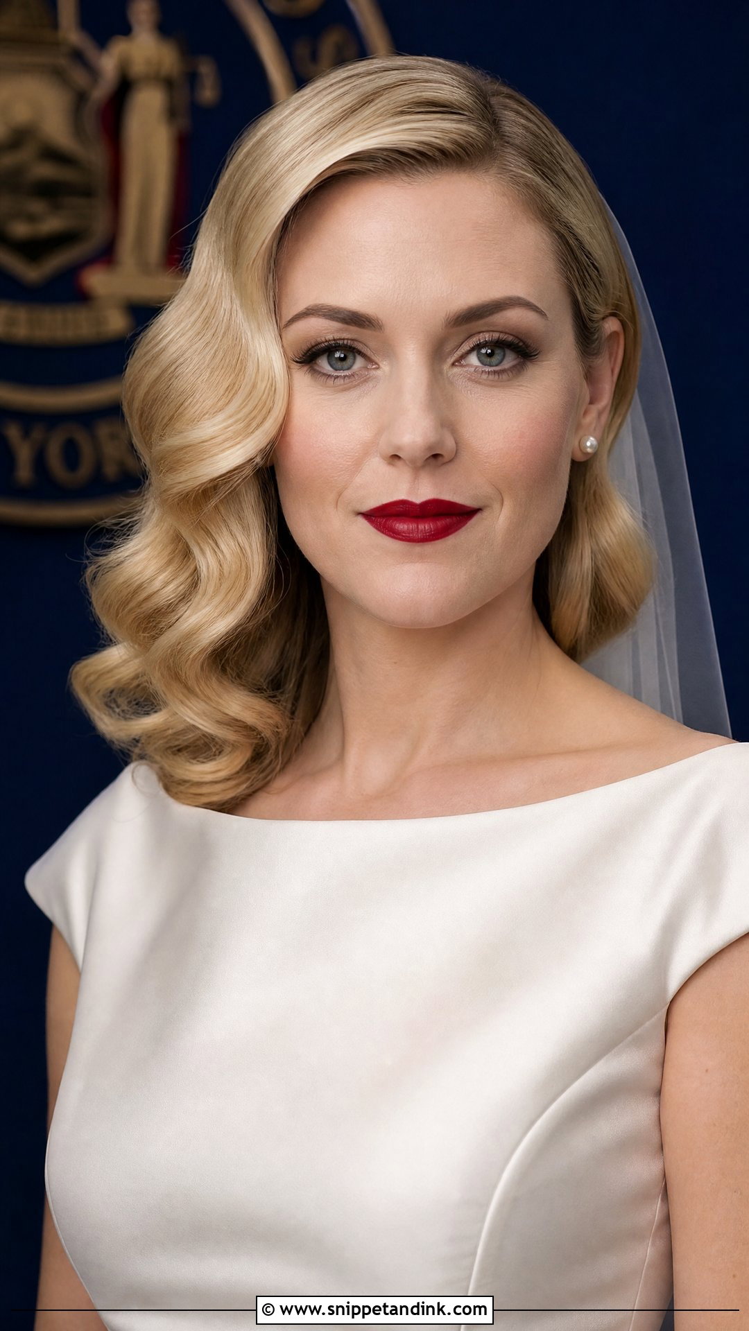 Red Lip Civil Wedding Makeup - Snippet and Ink - 20 Civil Wedding Makeup Ideas