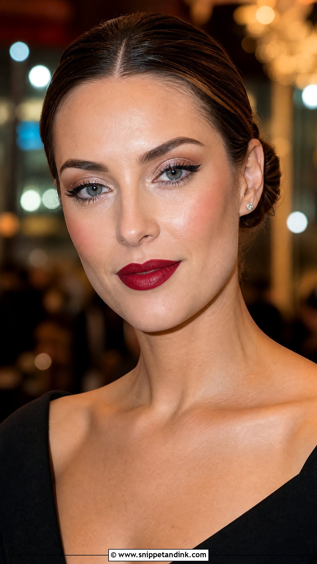 Red Lip Makeup For Black Dress Wedding Guest - Snippet and Ink - 20 Wedding Guest Makeup Red Lips