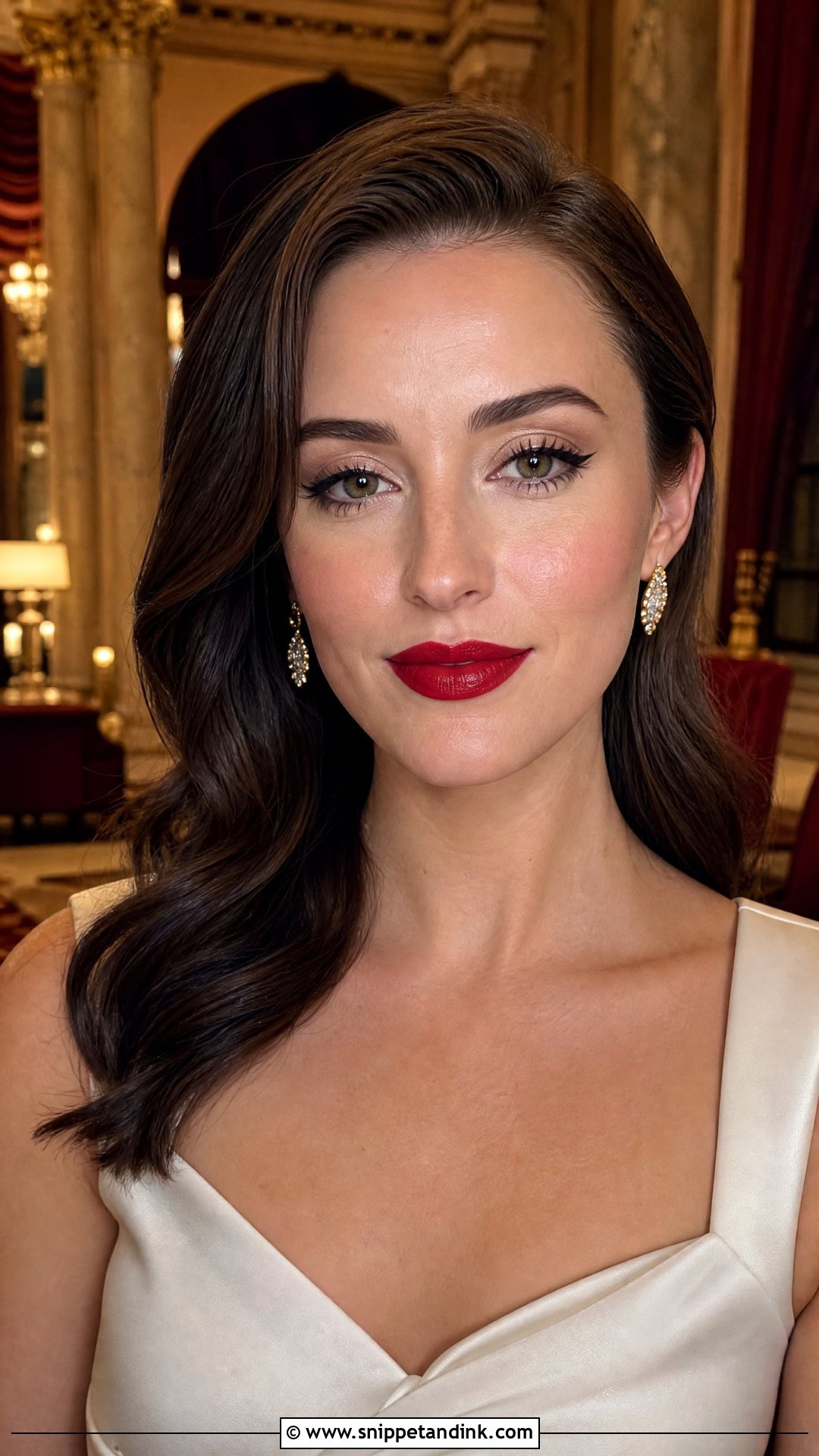 Red Lip Pre Wedding Makeup - Snippet and Ink - 20 Pre Wedding Makeup Ideas