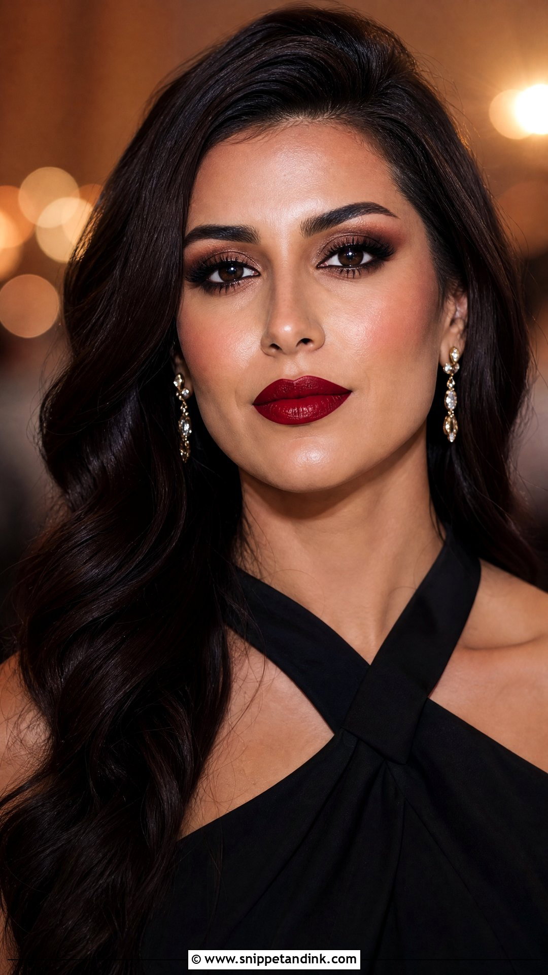 Red Lip Smokey Eye Wedding Makeup - Snippet and Ink - 20 Wedding Makeup Red Lips
