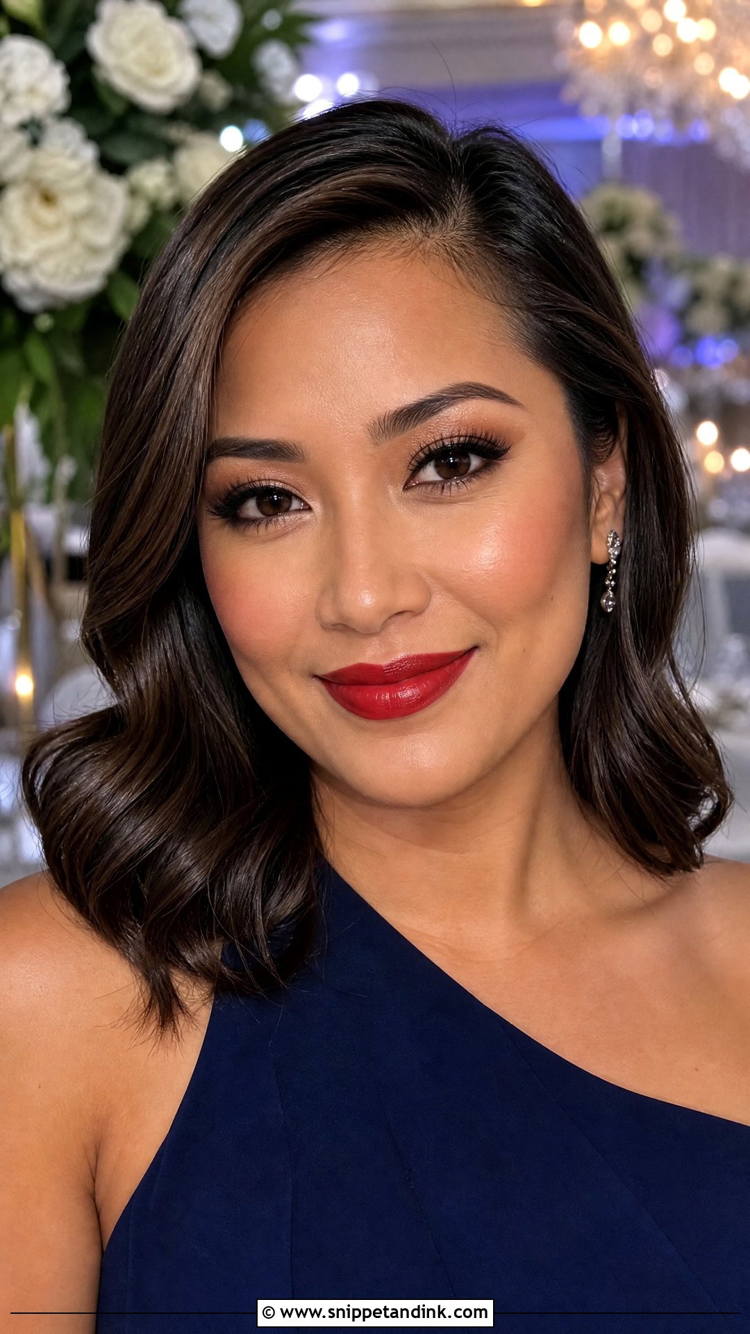 Red Lip Wedding Guest Makeup - Snippet and Ink - 20 Red Lip Wedding Makeup Ideas