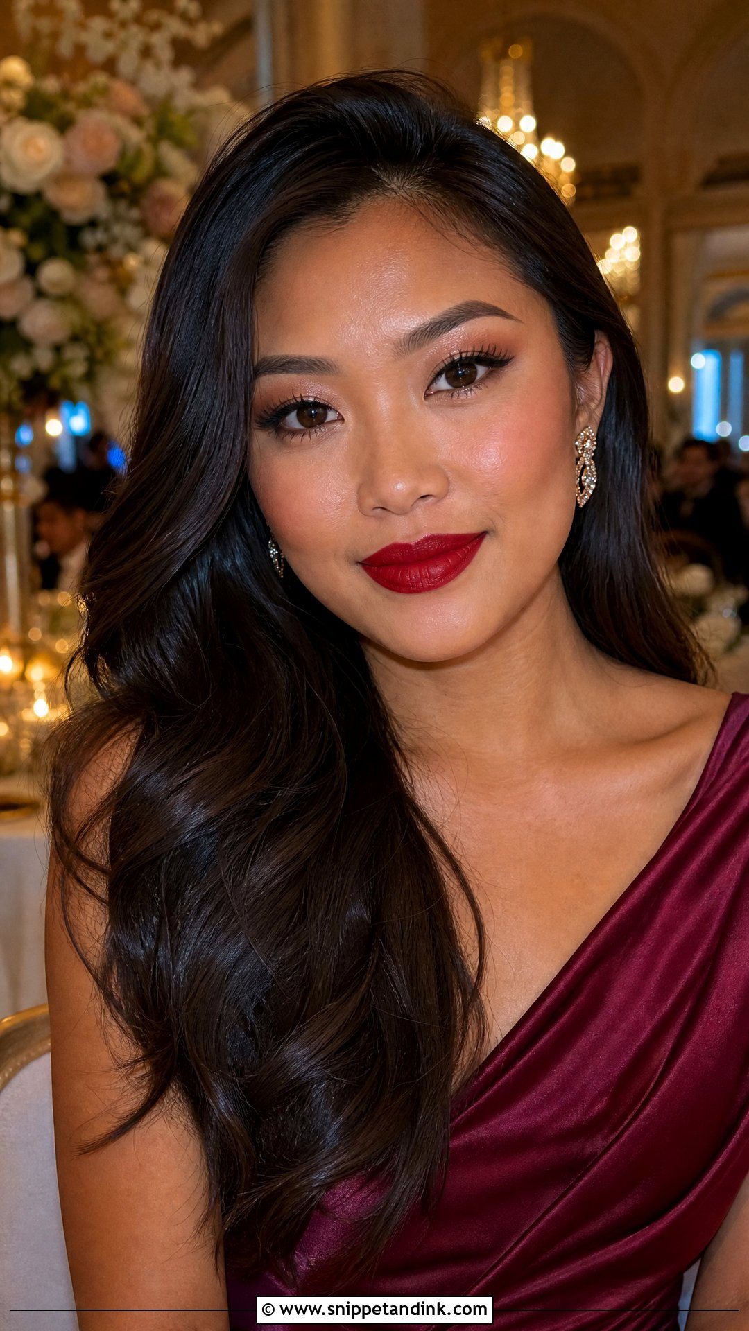 Red Lip Wedding Guest Makeup - Snippet and Ink - 20 Wedding Makeup with Red Lips