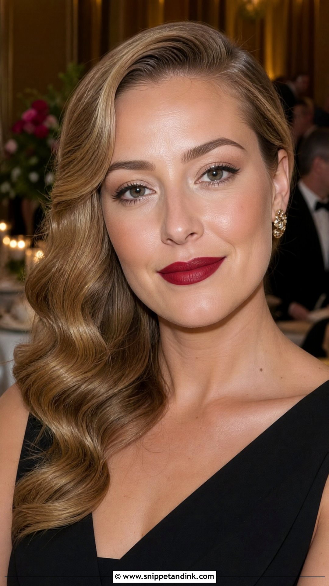Red Lip Wedding Makeup - Snippet and Ink - 25 Simple Makeup for Wedding Ideas