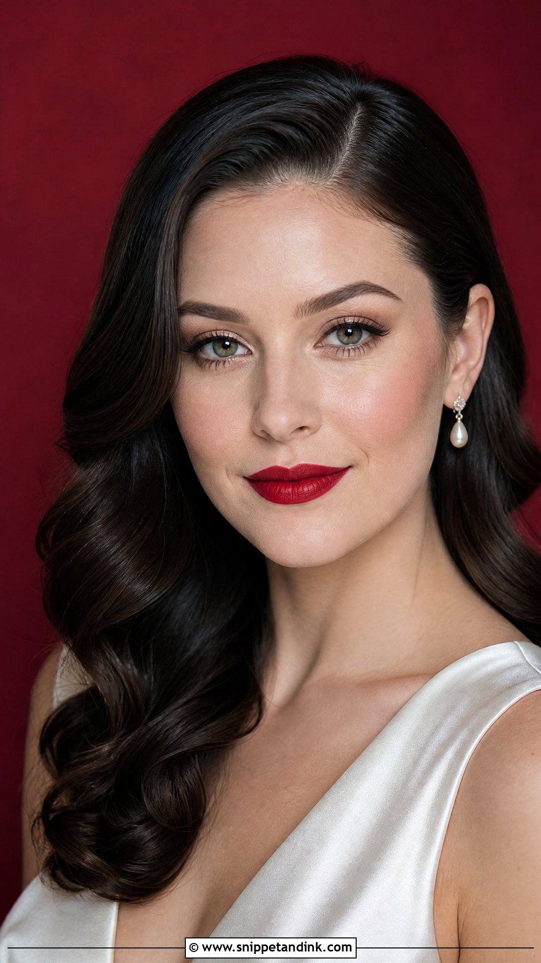 Red Lip Wedding Makeup Look - Snippet and Ink - 20 Simple Makeup Looks Wedding