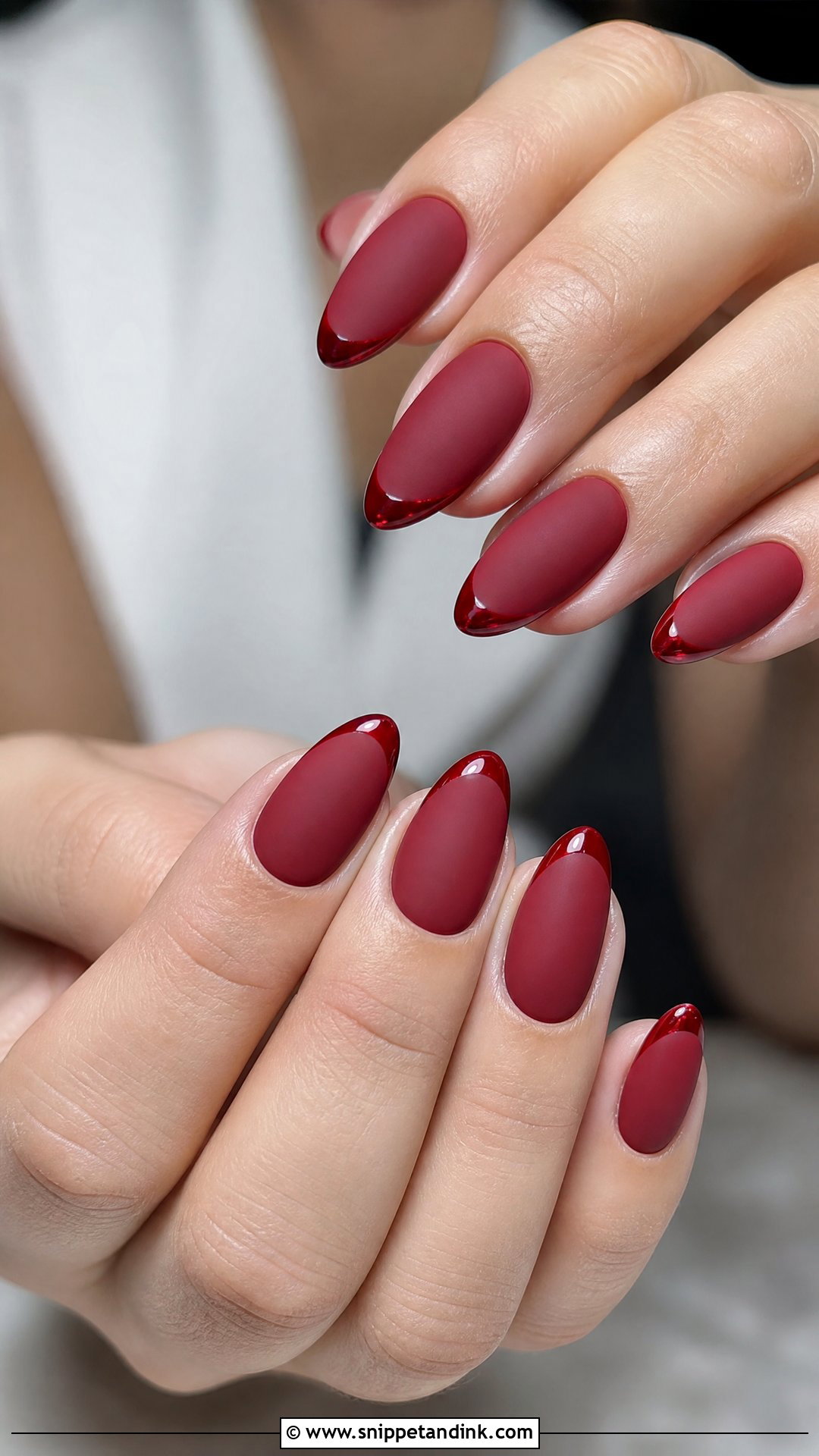Red Matte Bridal Nails - Snippet and Ink - 25 Red Bridal Nails