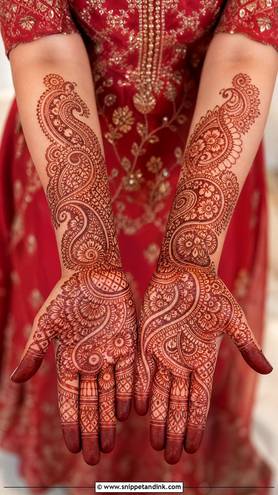 Red Mehendi Dress For Bride - Snippet and Ink - 25 Mehendi Dress for Bride Ideas