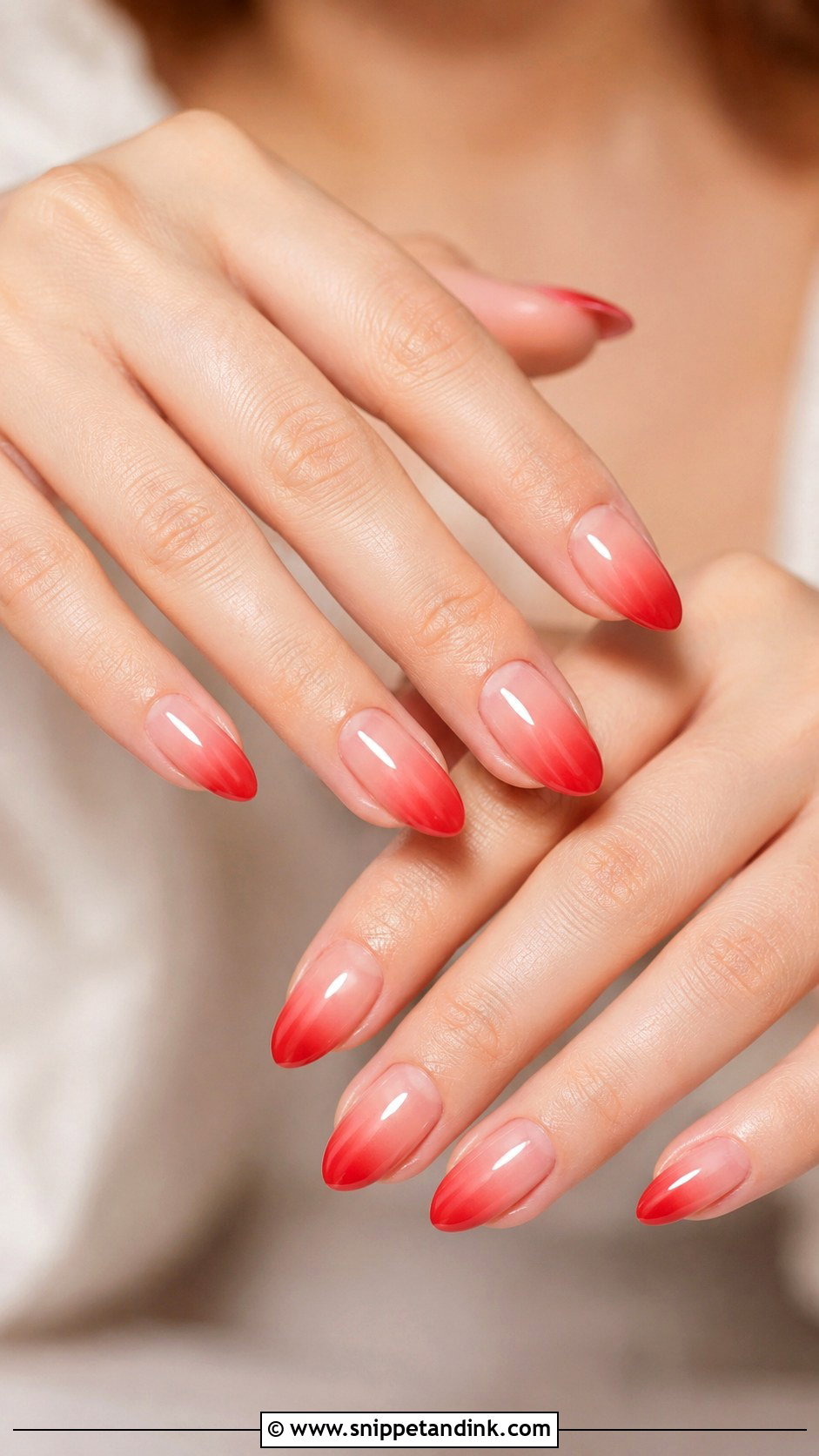 Red Ombre Wedding Nails - Snippet and Ink - 20 Red Nails Wedding Brides