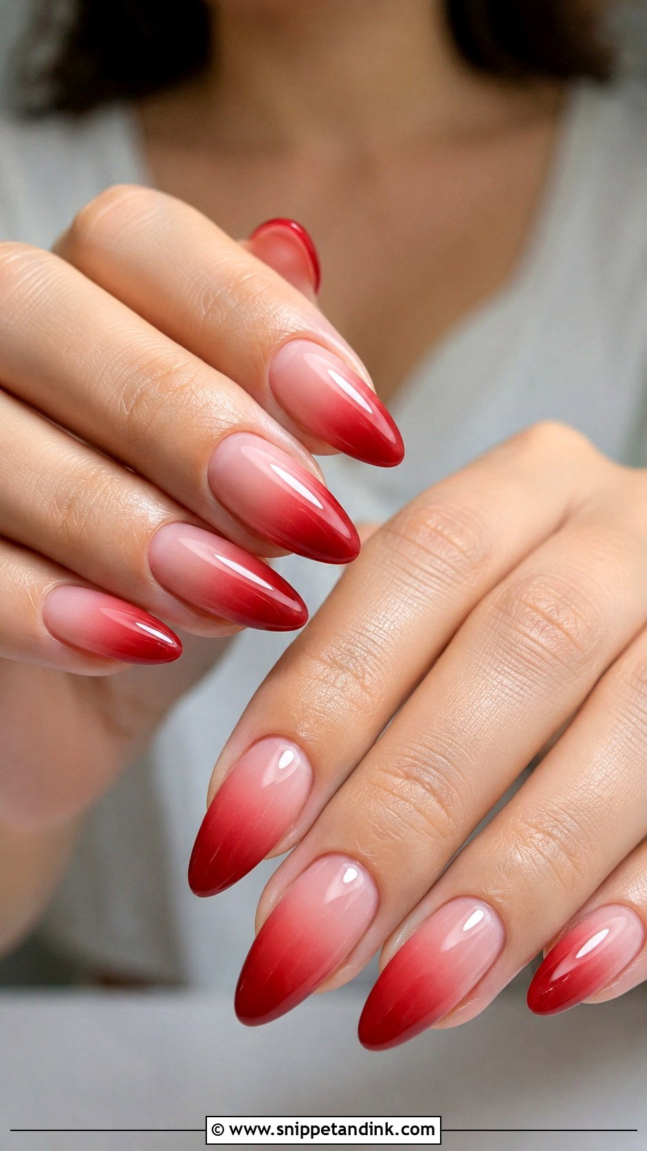Red Ombre Wedding Nails - Snippet and Ink - 20 Red Wedding Nails for Bride