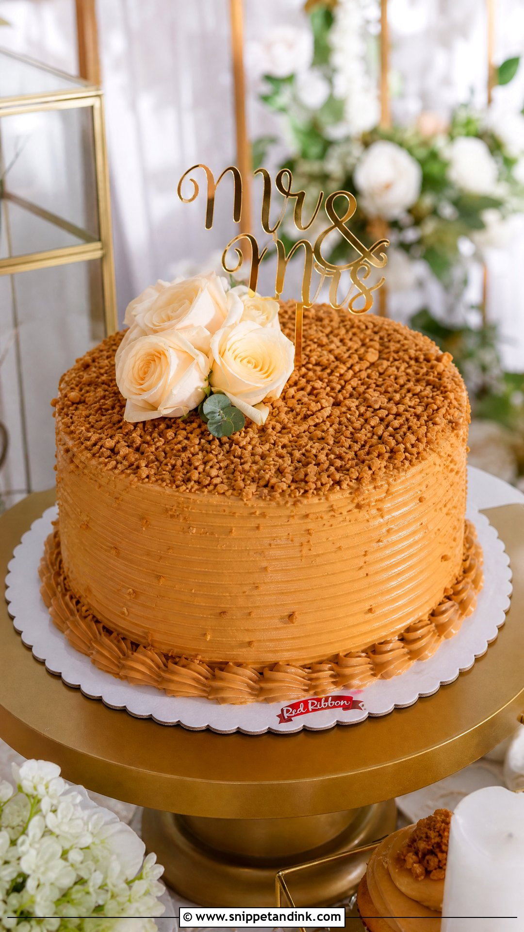 Red Ribbon Caramel Crunch Cake Wedding - Snippet and Ink - 20 Red Ribbon Cake Philippines Ideas for Wedding