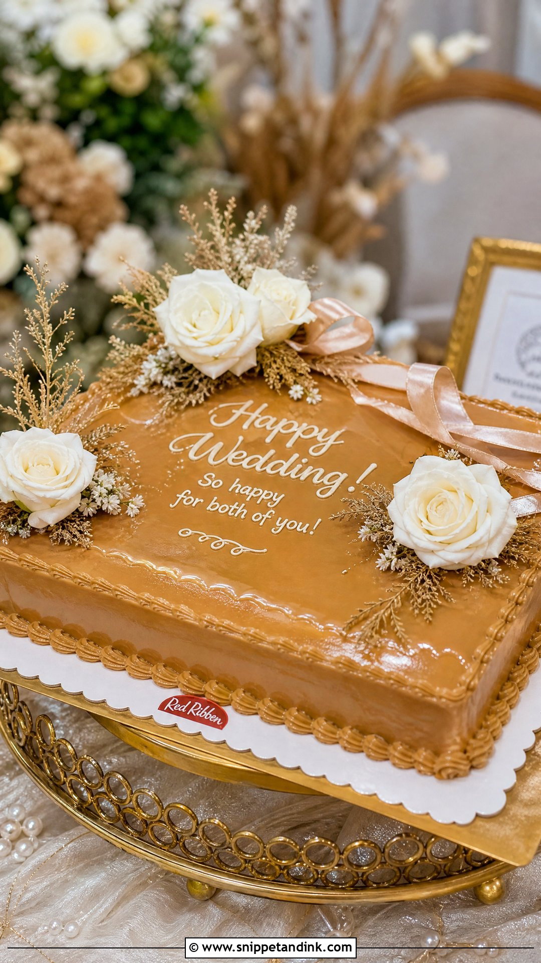 Red Ribbon Caramel Dedication Cake Wedding - Snippet and Ink - 20 Red Ribbon Cake Philippines Ideas for Wedding