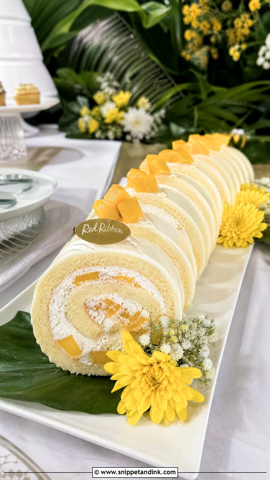 Red Ribbon Mango Roll Wedding - Snippet and Ink - 20 Red Ribbon Cake Philippines Ideas for Wedding