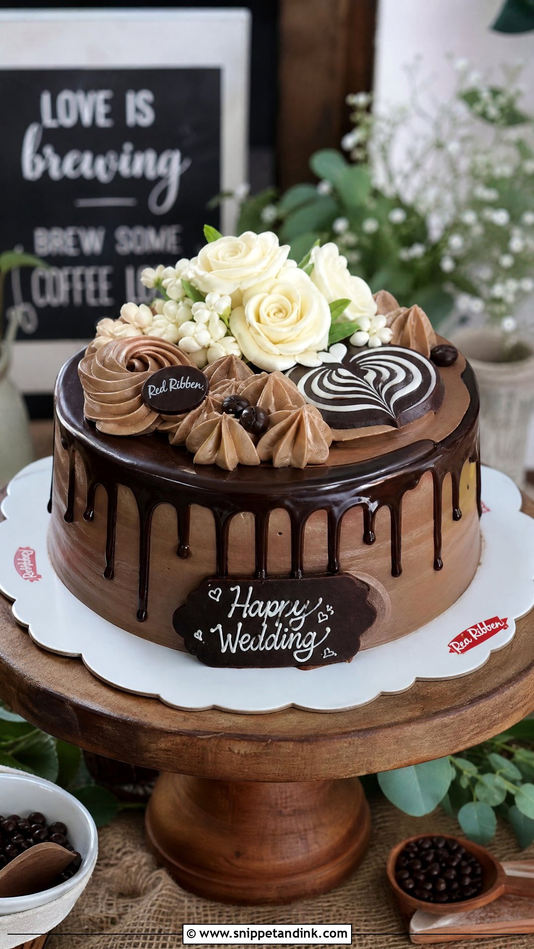 Red Ribbon Mochaccino Delight Cake Wedding - Snippet and Ink - 20 Red Ribbon Cake Philippines Ideas for Wedding