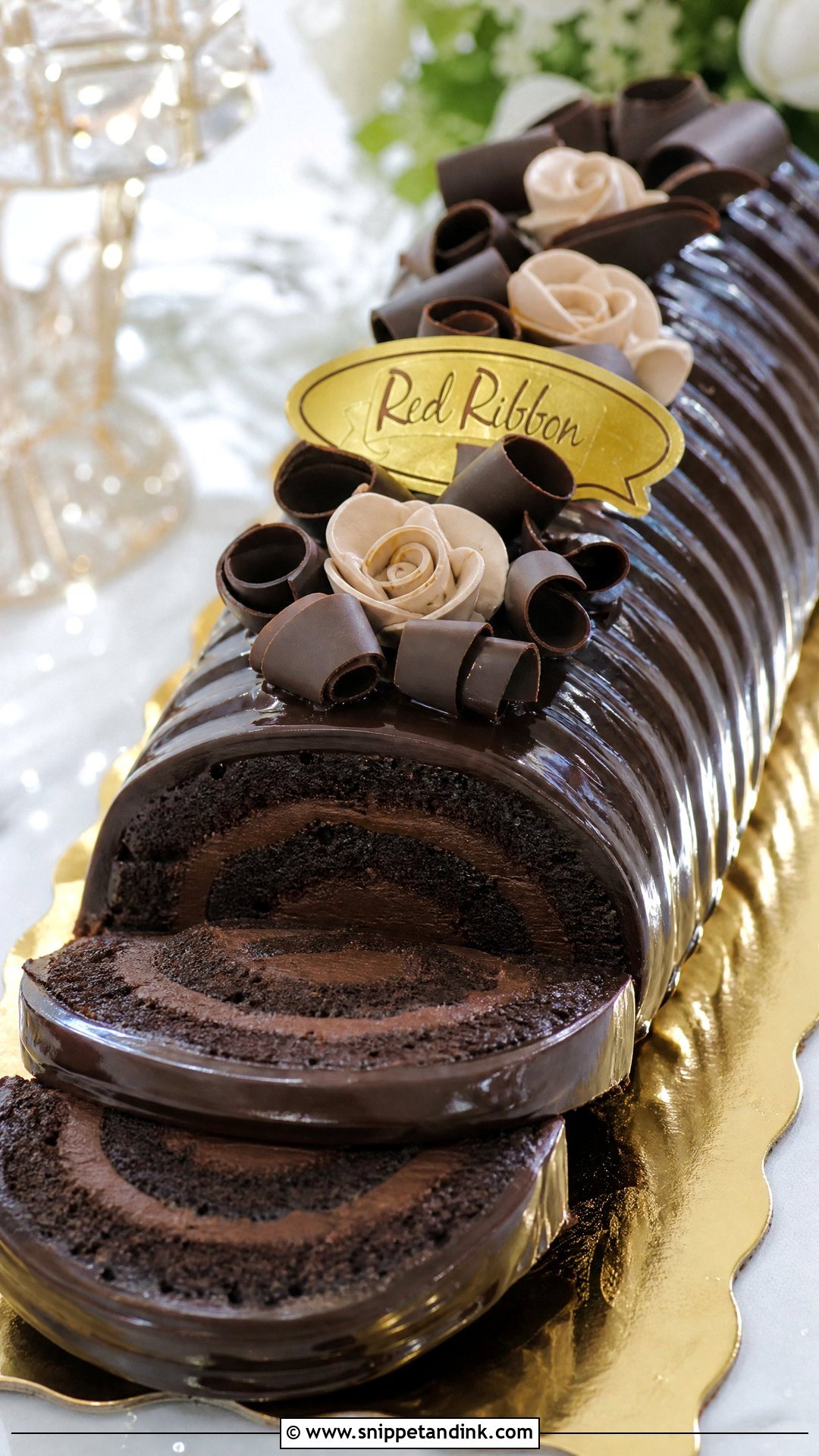 Red Ribbon Triple Chocolate Roll Wedding - Snippet and Ink - 20 Red Ribbon Cake Philippines Ideas for Wedding