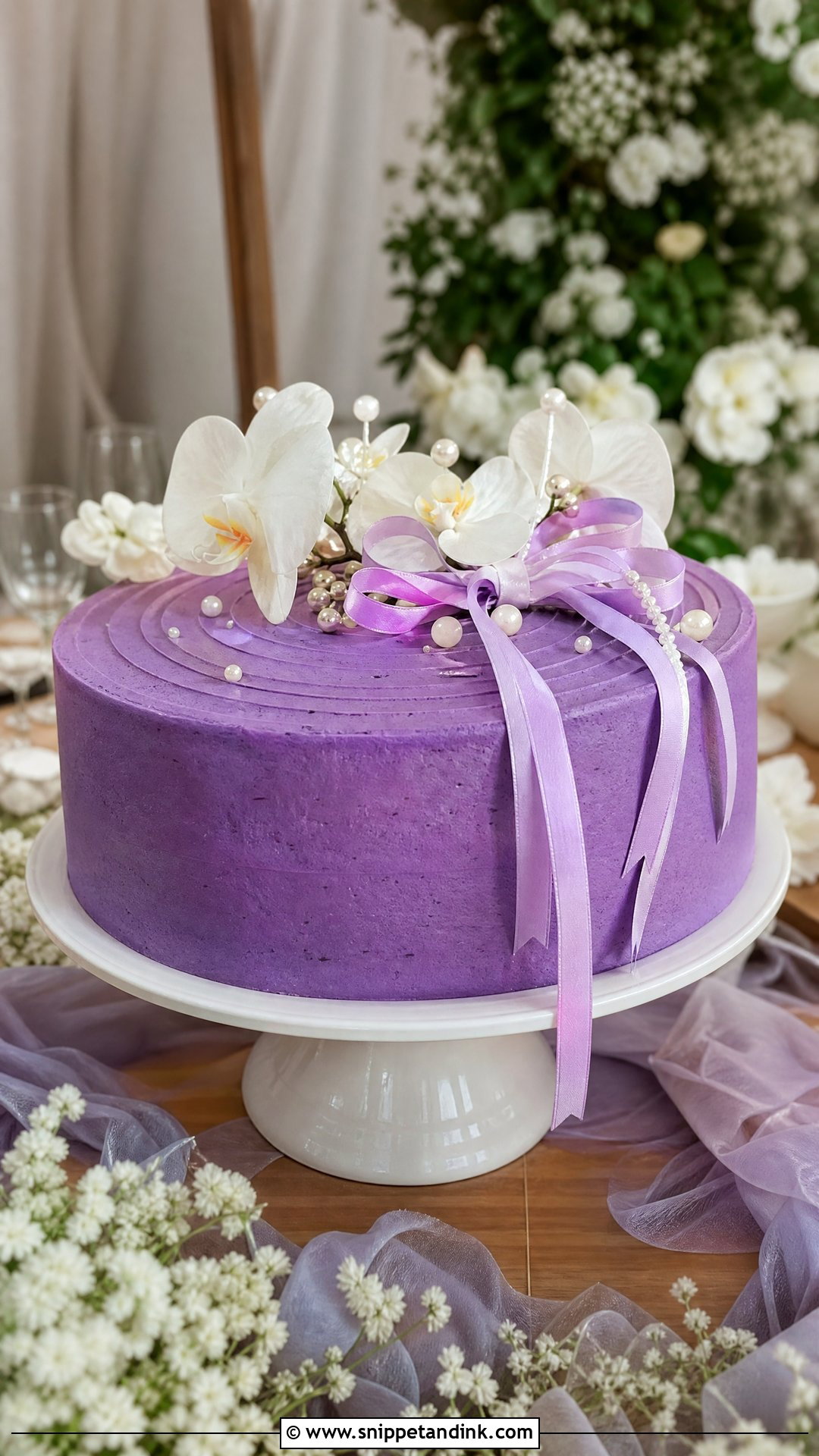 Red Ribbon Ube Bloom Cake Wedding - Snippet and Ink - 20 Red Ribbon Cake Philippines Ideas for Wedding