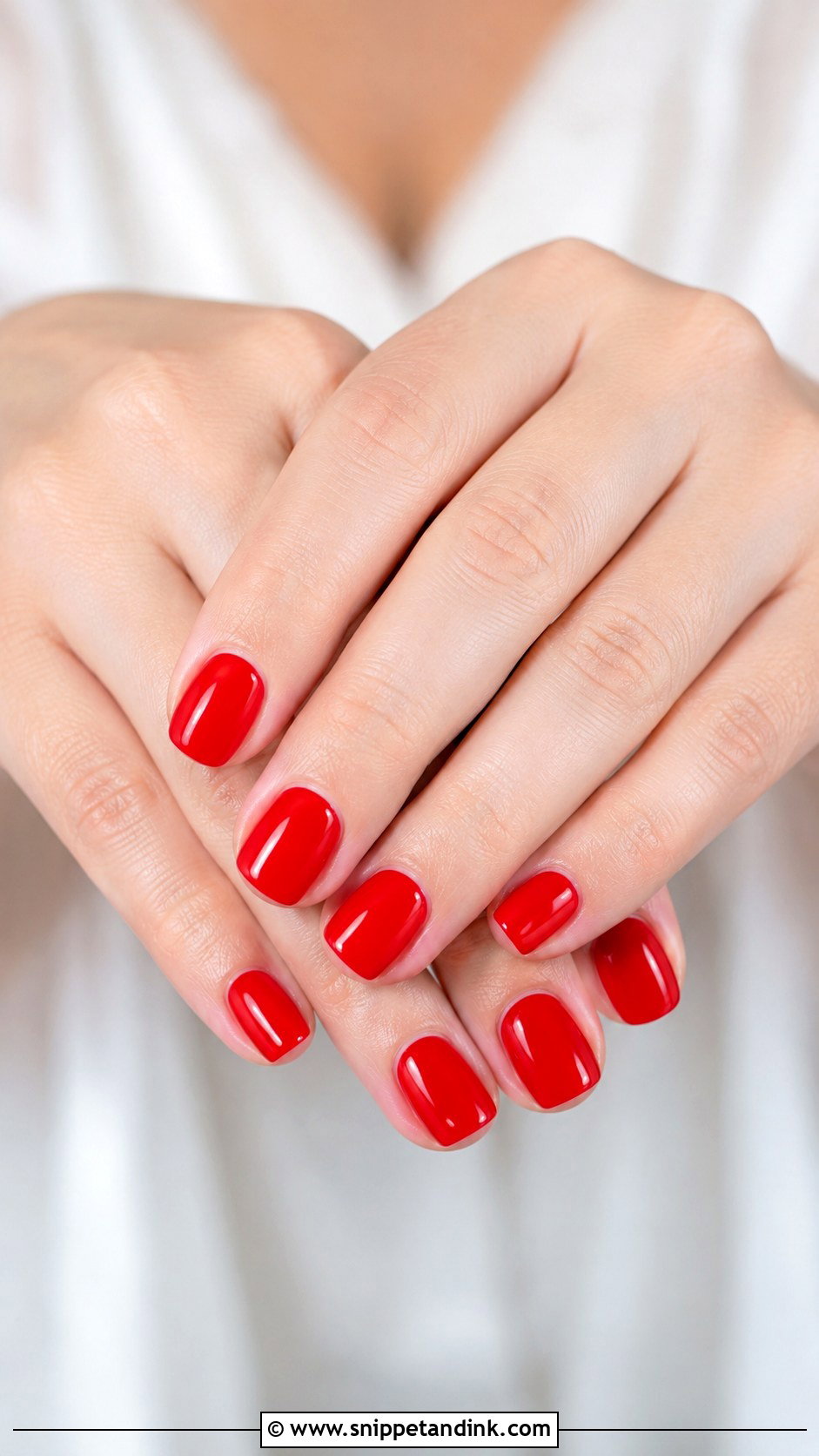 Red Short Wedding Nails - Snippet and Ink - 20 Red Nails Wedding Brides