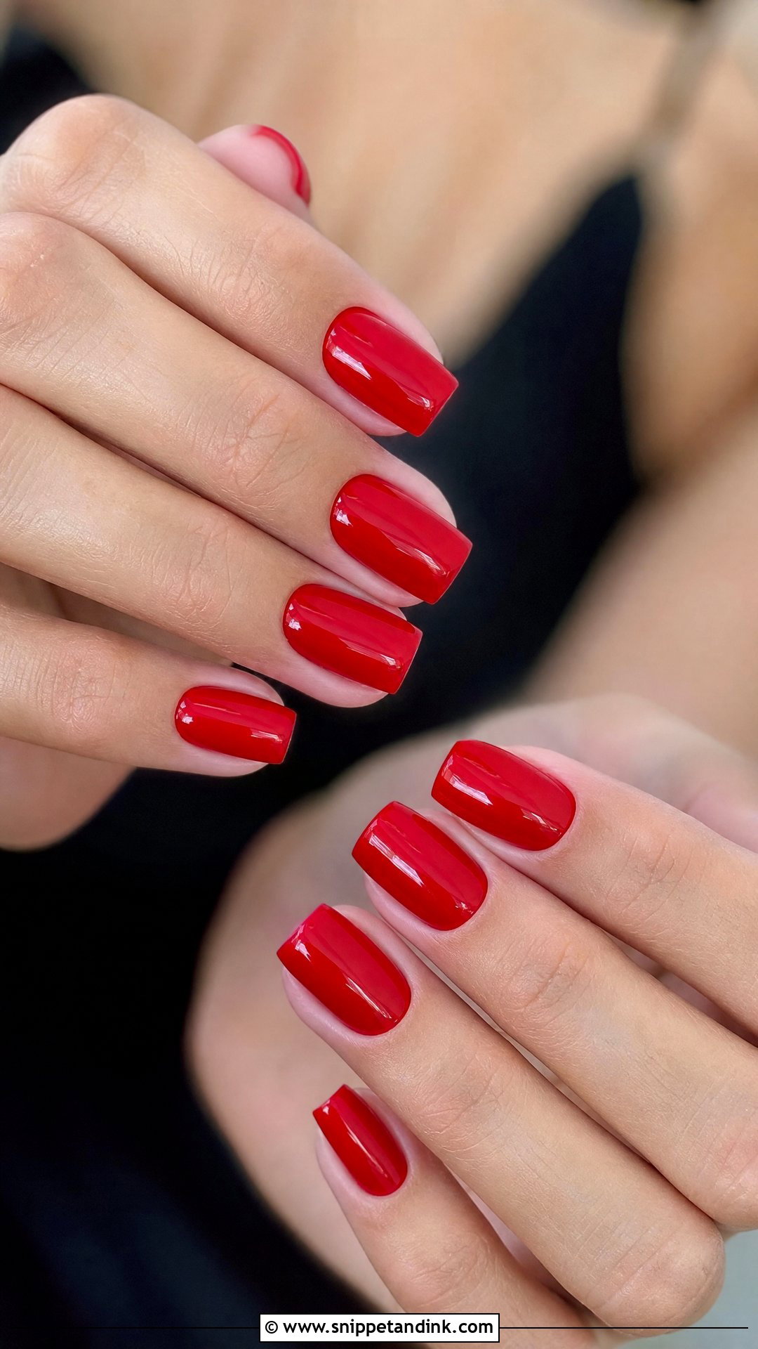Red Square Wedding Nails - Snippet and Ink - 25 Red Wedding Nails