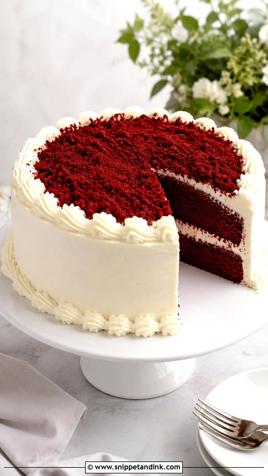 Red Velvet Cake For 20 People - Snippet and Ink - 20 Cake for 20 People