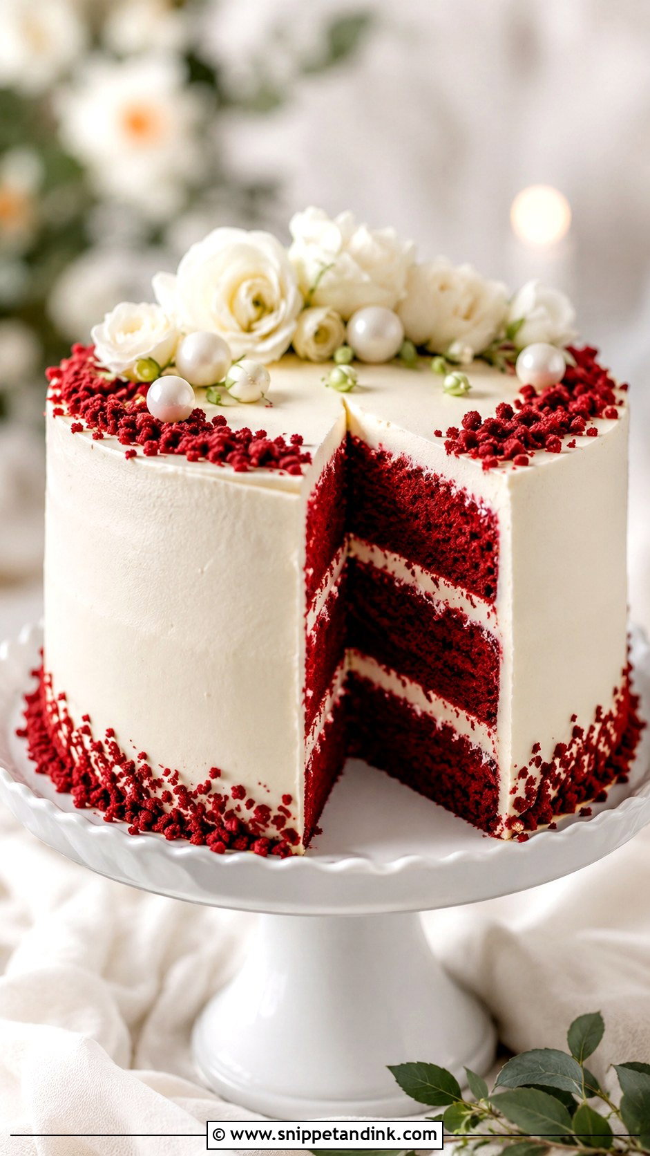 Red Velvet Wedding Cake - Snippet and Ink - 20 Homemade Wedding Cake Ideas