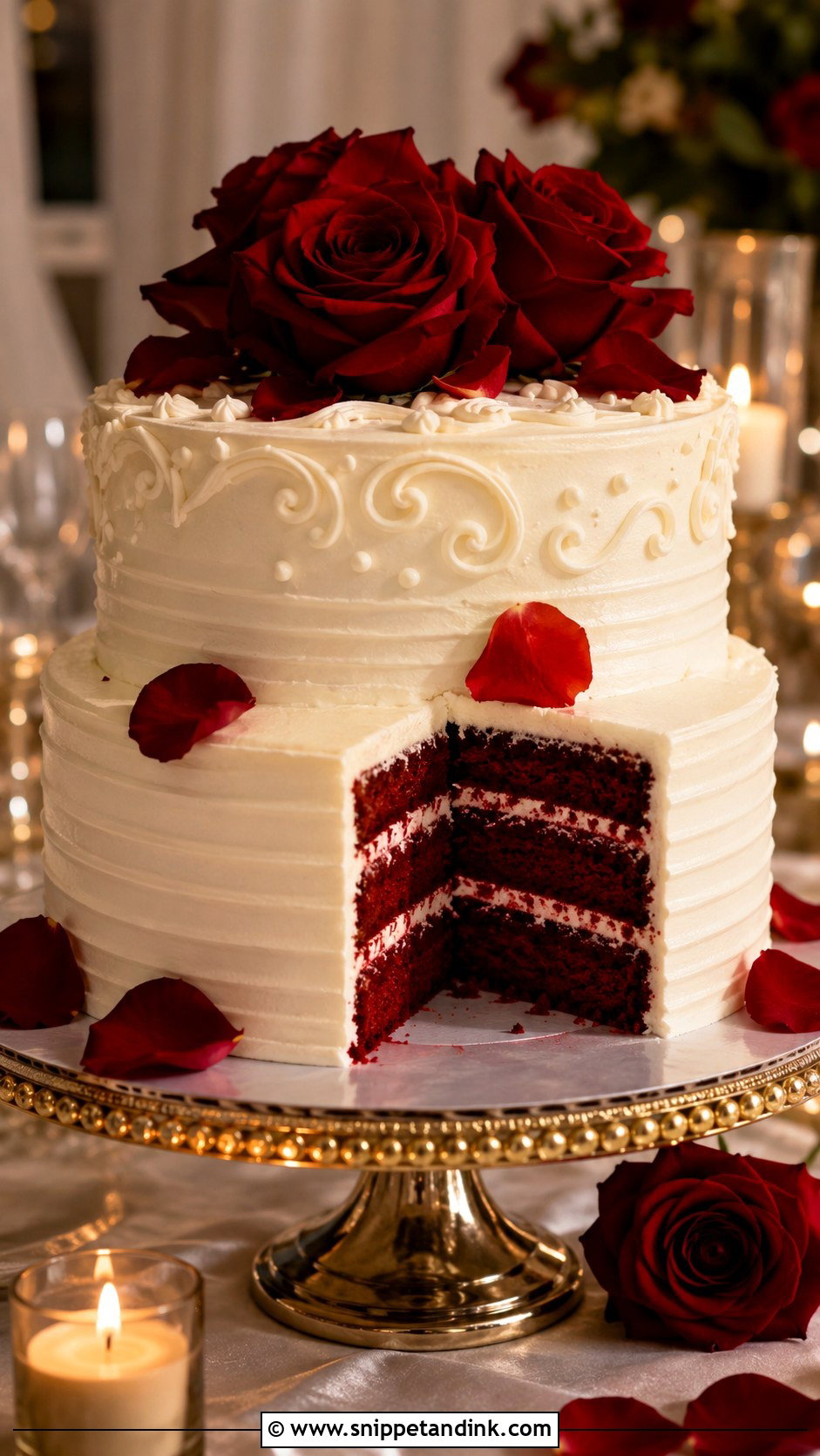 Red Velvet Wedding Cake - Snippet and Ink - 20 Popular Cake Flavors for Wedding