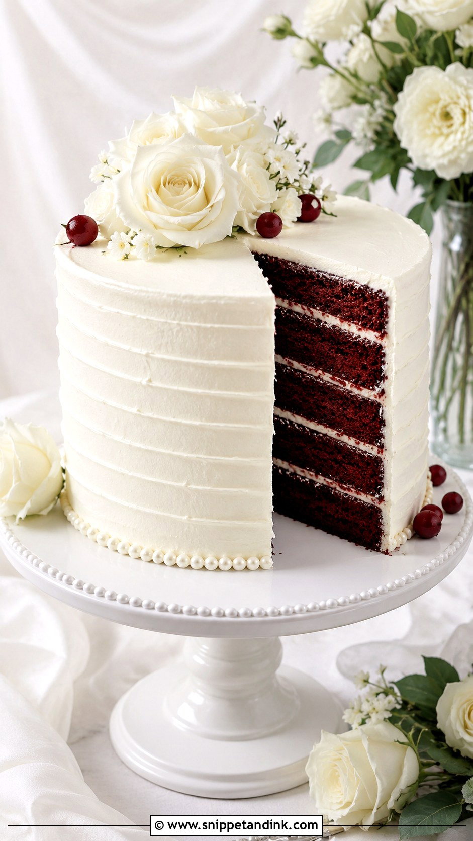 Red Velvet Wedding Cake Mix - Snippet and Ink - 20 Wedding Cake Mix Ideas