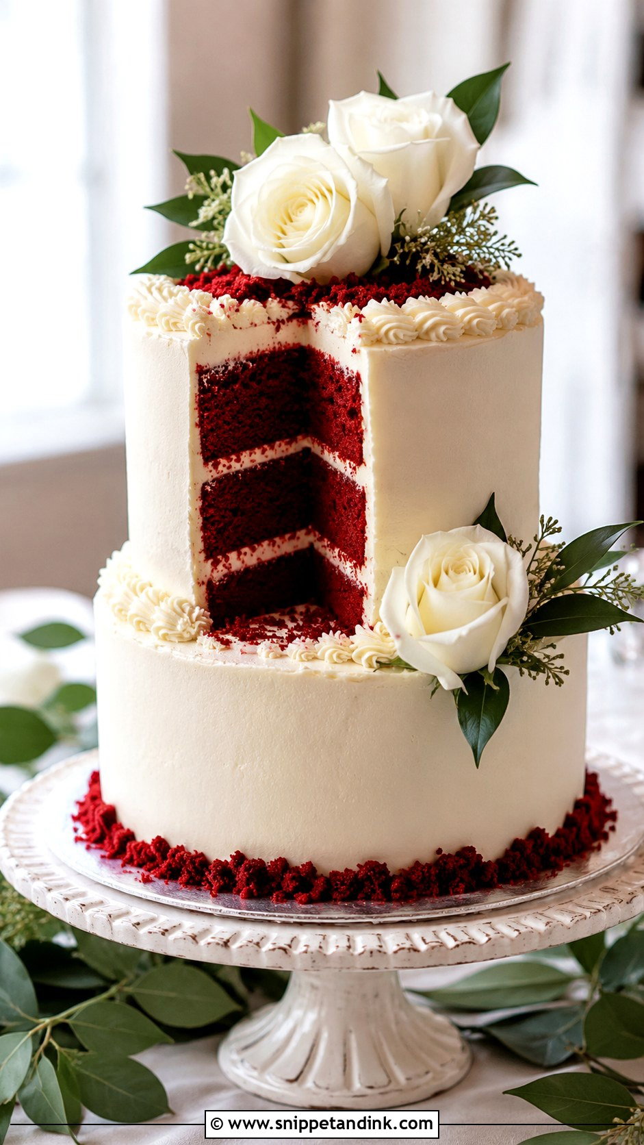 Red Velvet Wedding Cake - Snippet and Ink - 20 Classic Wedding Cake Recipe