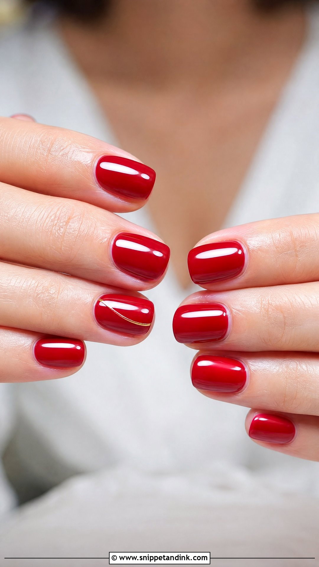 Red Wedding Nails For Short Nails - Snippet and Ink - 25 Elegant Red Wedding Nail Art Ideas