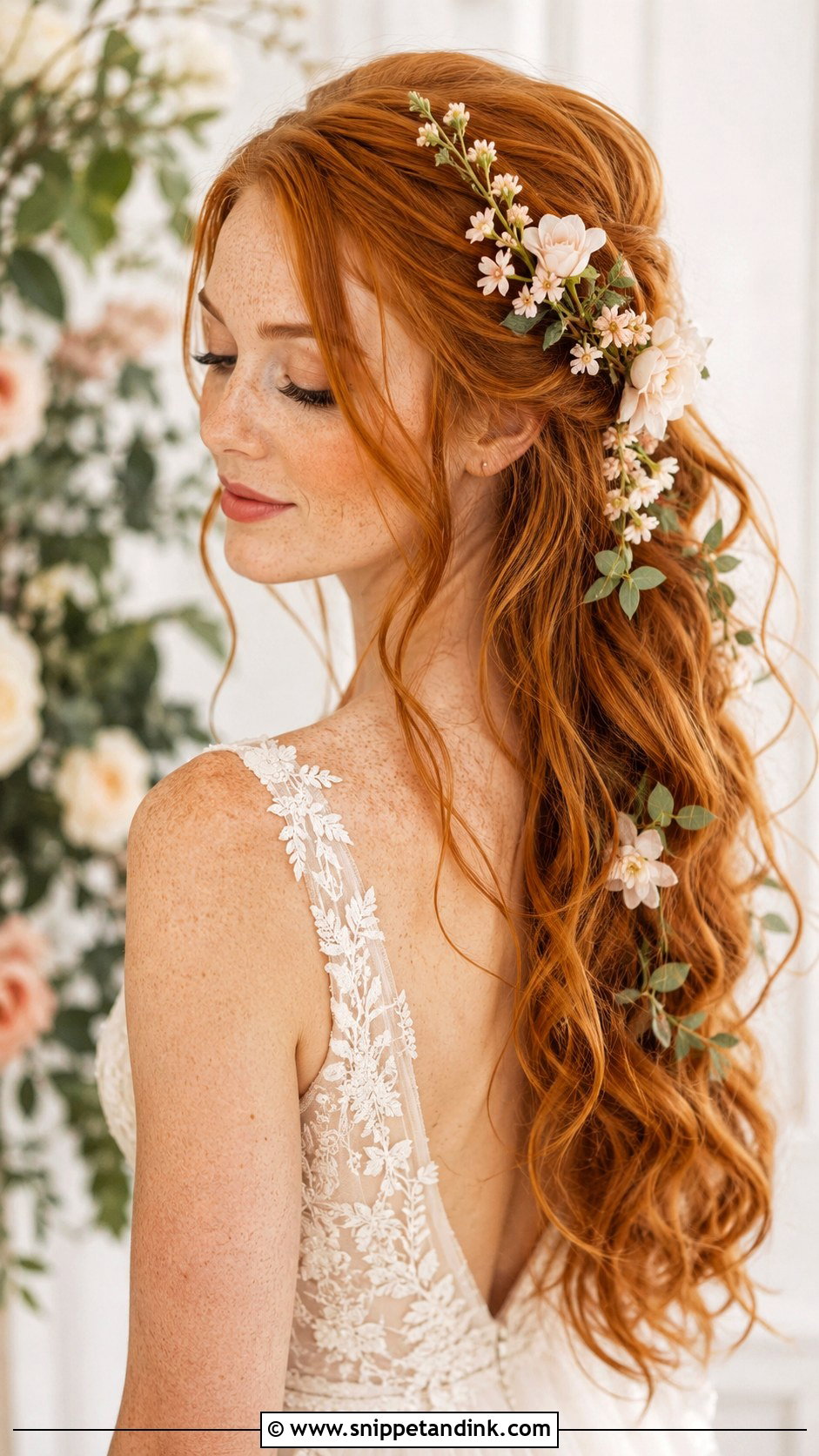 Redhead Bride Vintage Waves - Snippet and Ink - 15 Redhead Bride Hairstyles