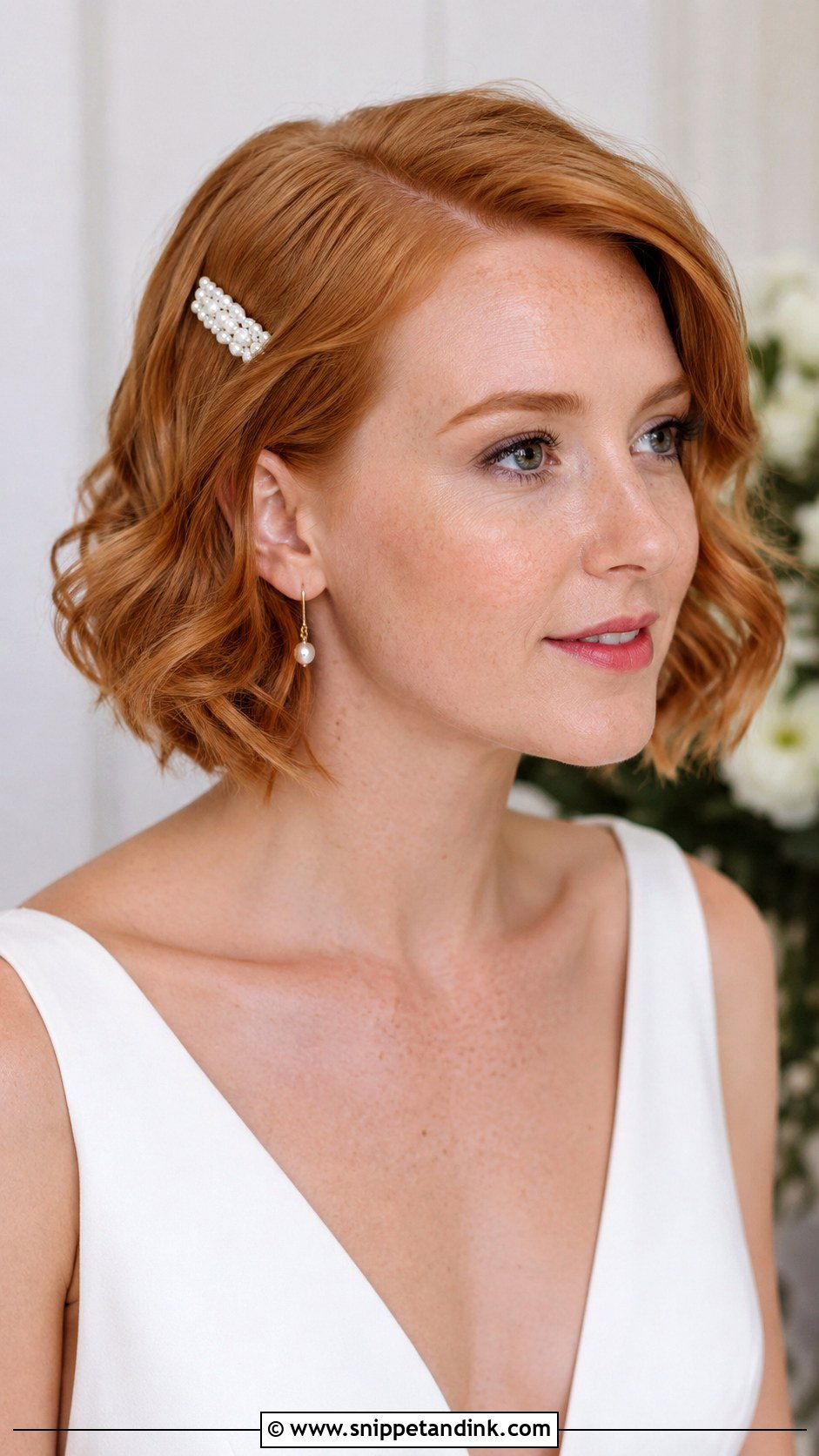 Redhead Wedding Short Hair - Snippet and Ink - 15 Red Head Wedding Hair Ideas