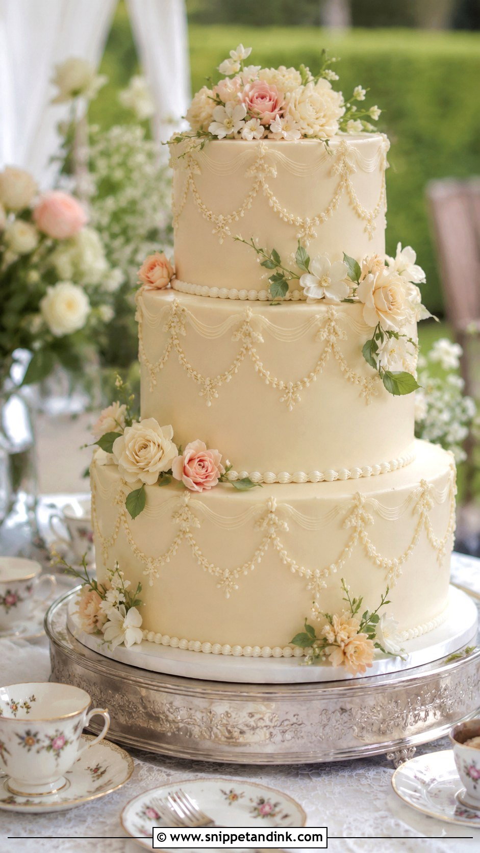 Regency Wedding Cake - Snippet and Ink - 20 Elegant Royal Wedding Cakes