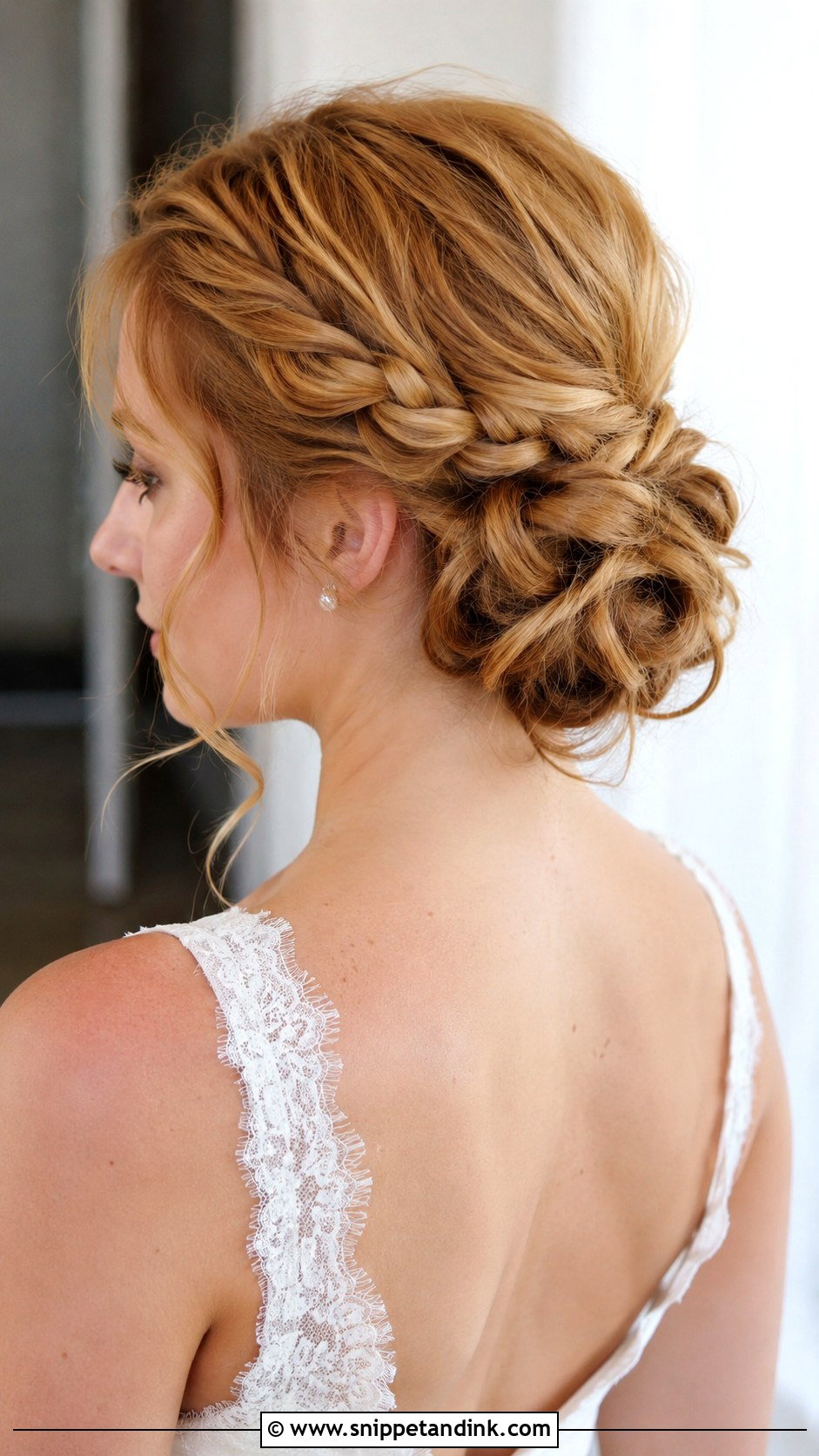 Rehearsal Dinner Braided Updo - Snippet and Ink - 15 Rehearsal Hairstyles