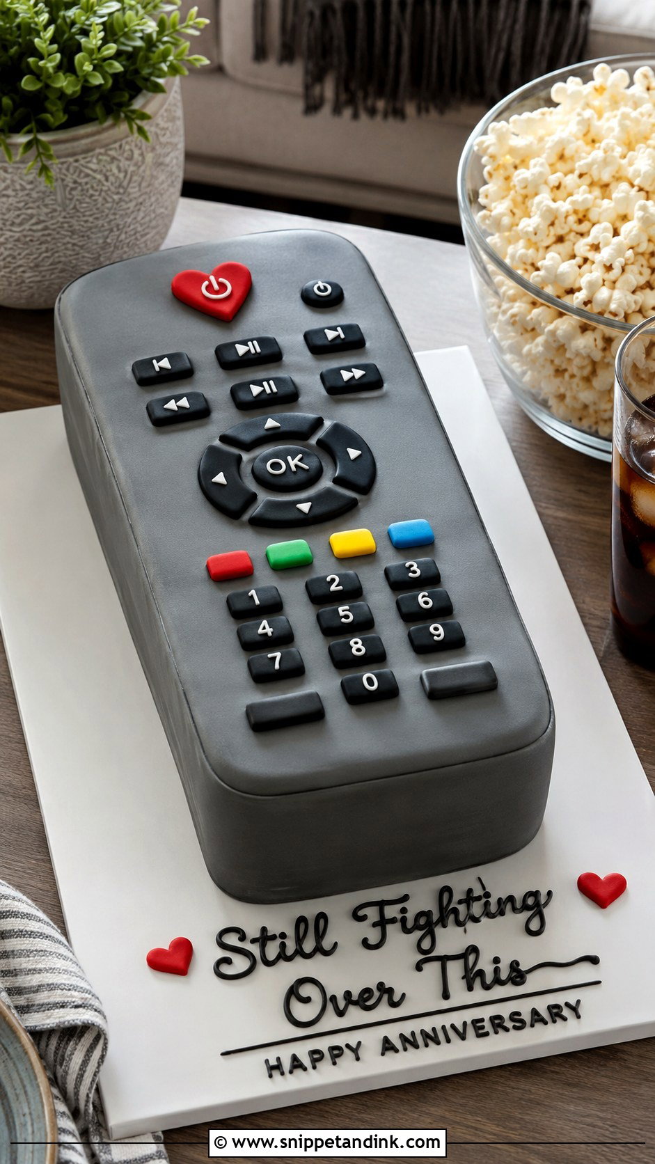 Remote Control Anniversary Cake - Snippet and Ink - 20 Funny Anniversary Cake Ideas
