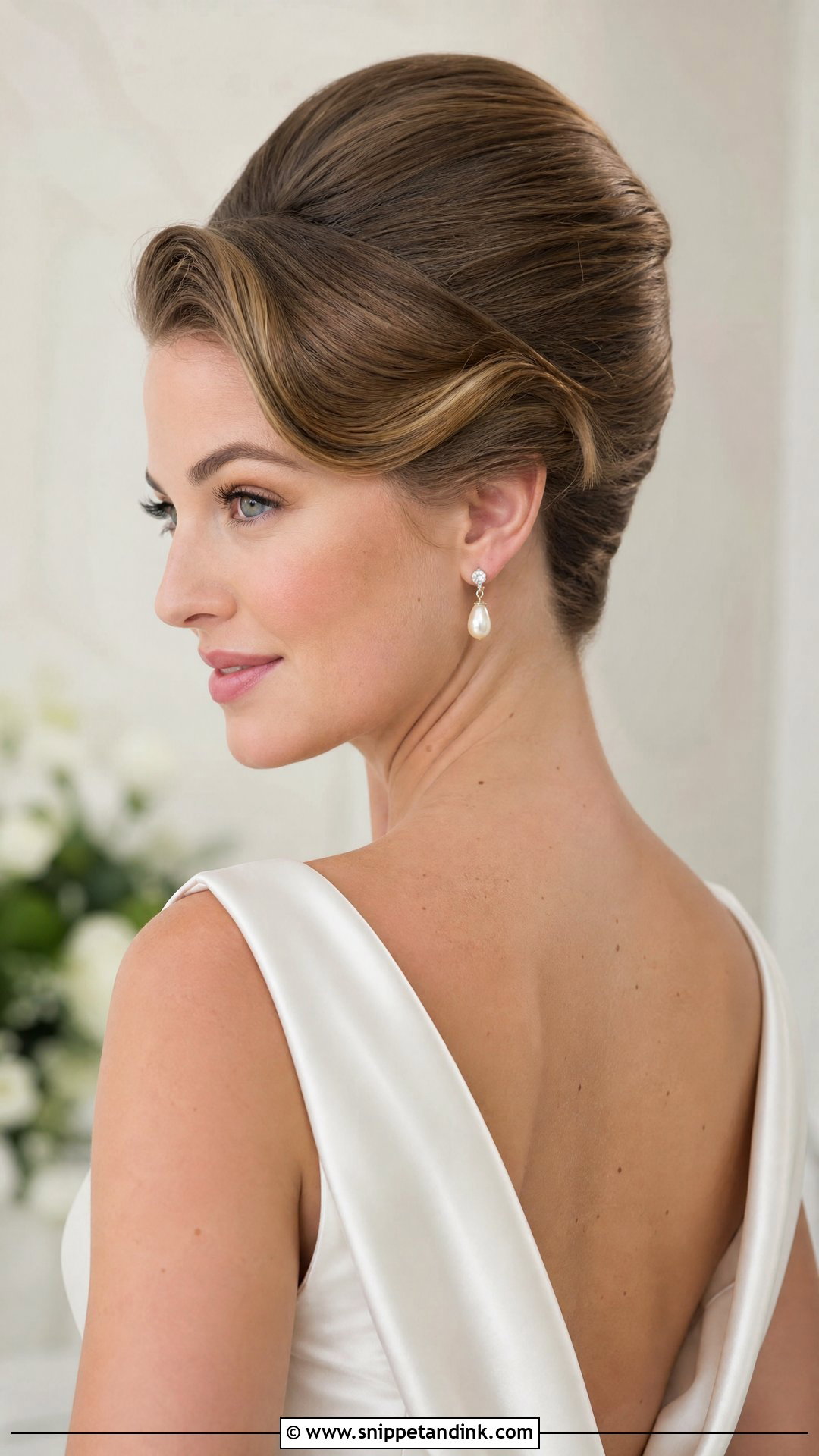 Retro Bridal French Twist - Snippet and Ink - 20 Retro Bridal Hair Ideas