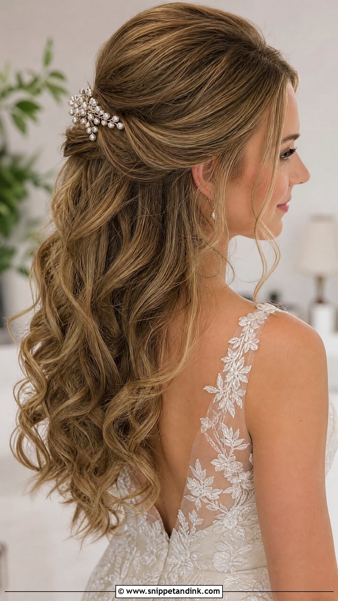 Retro Bridal Half Up Hair - Snippet and Ink - 20 Retro Bridal Hair Ideas