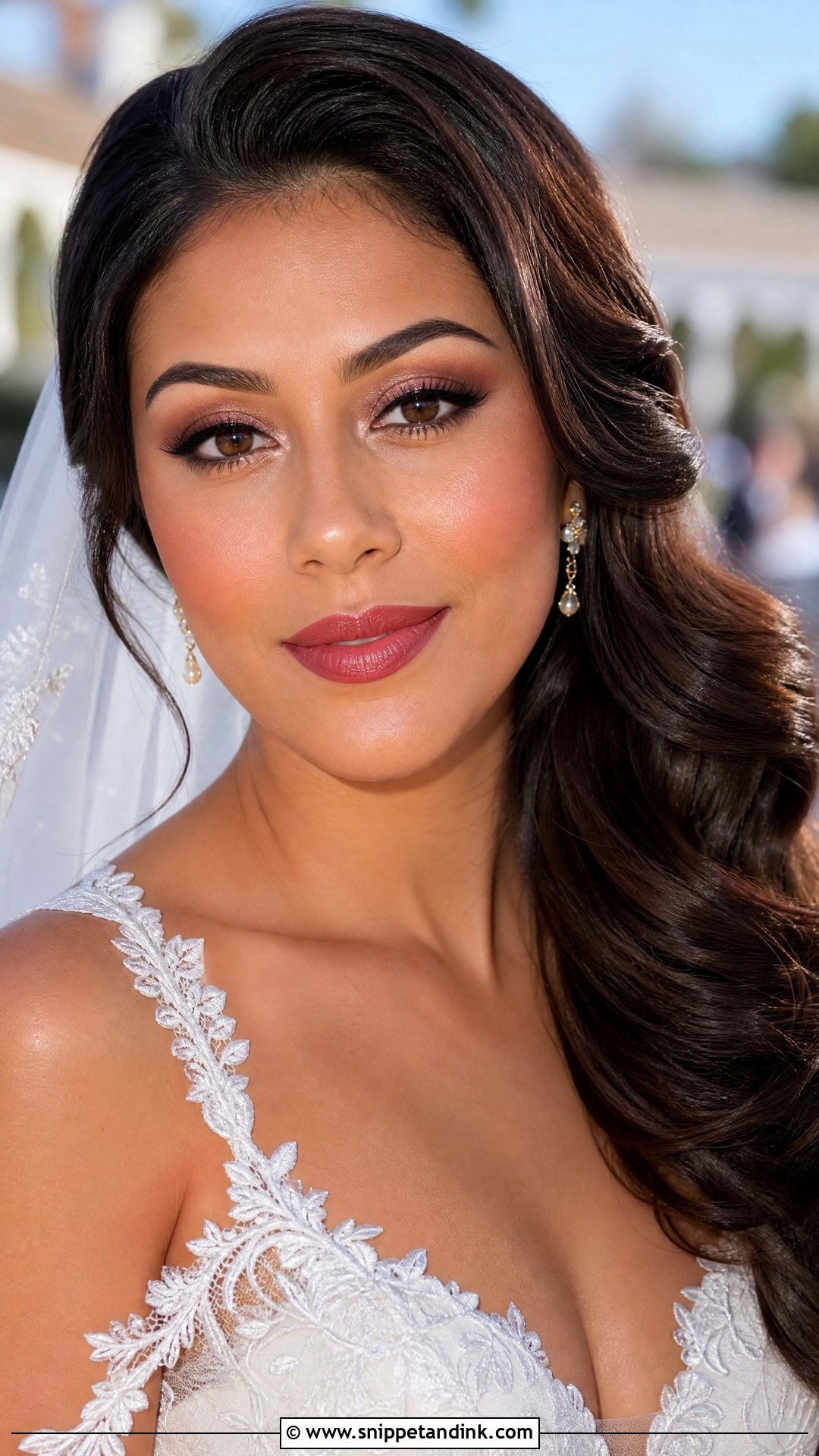 Retro Bridal Makeup For Brown Eyes - Snippet and Ink - 20 Retro Wedding Makeup Ideas